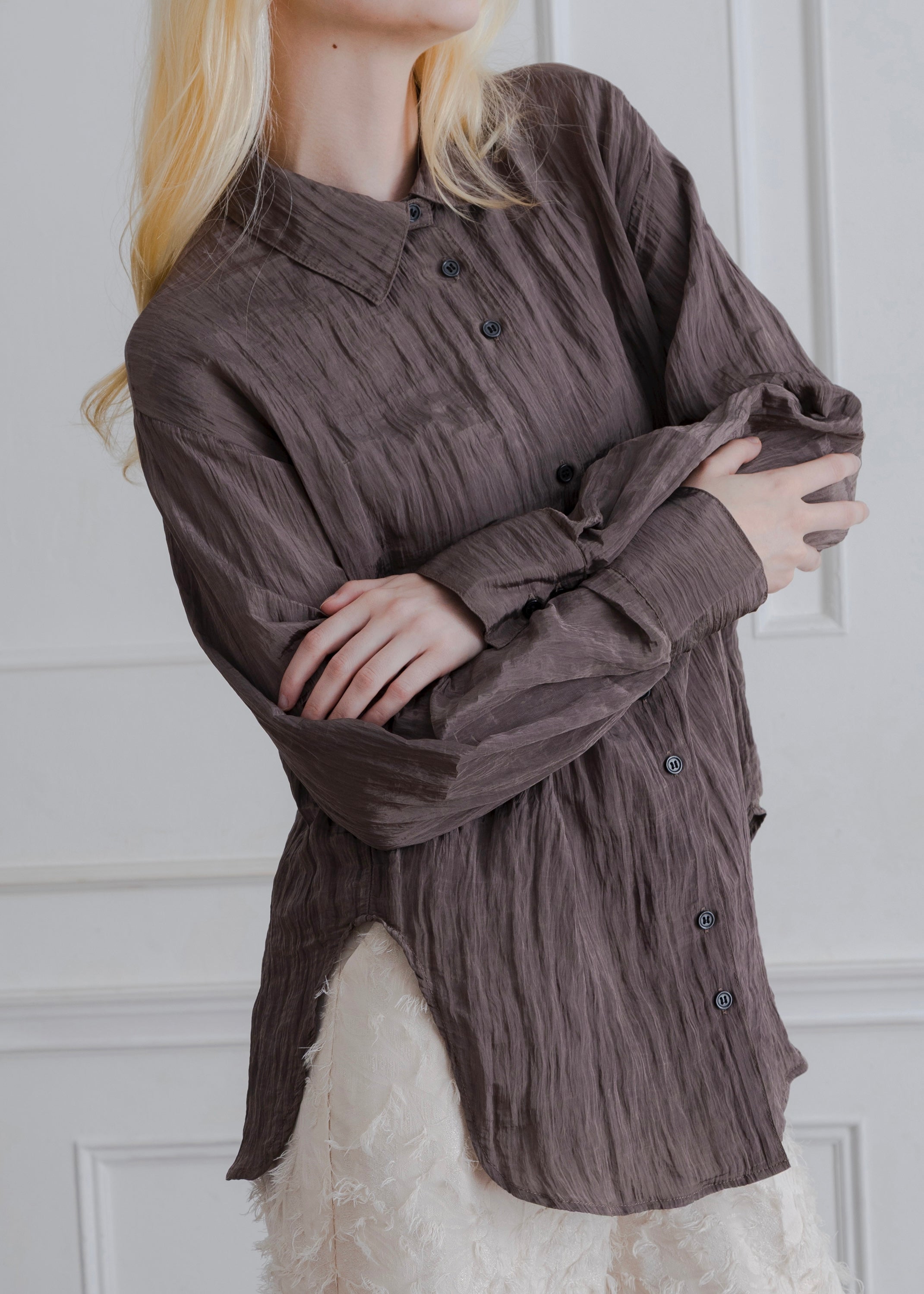 WASHER POPLIN SHIRT