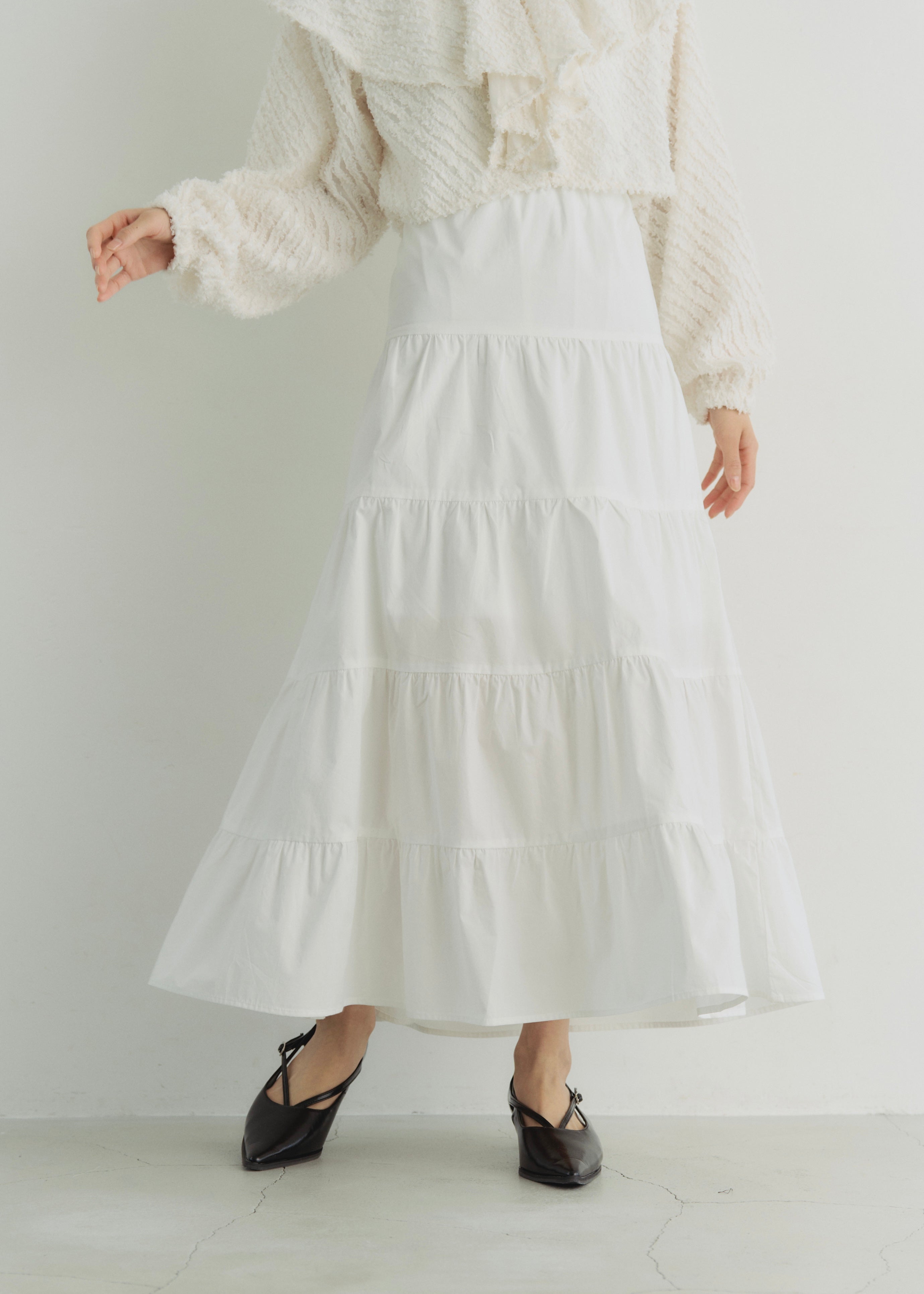 LAWN FLARE SKIRT