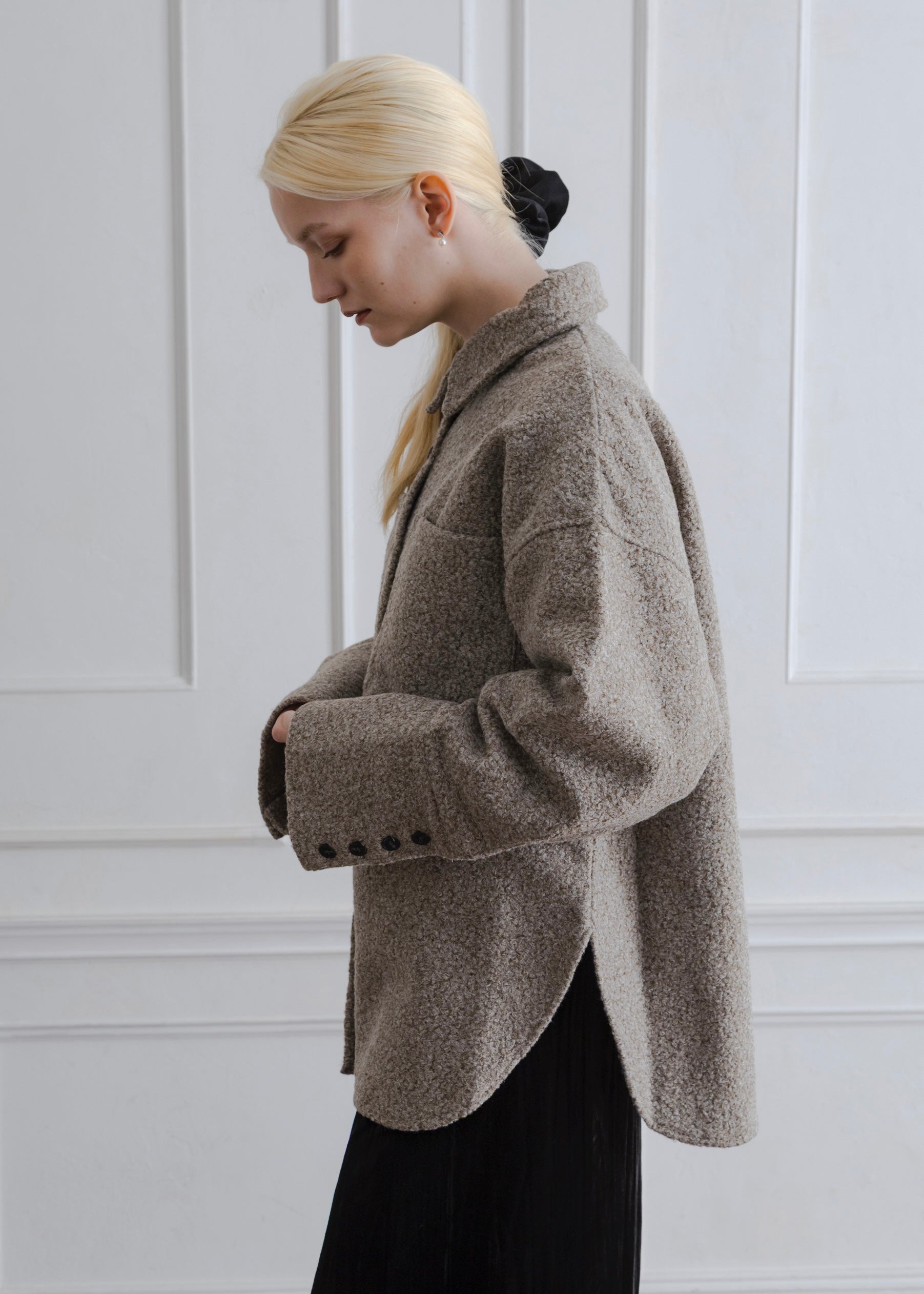 LOOP TWEED SHIRT