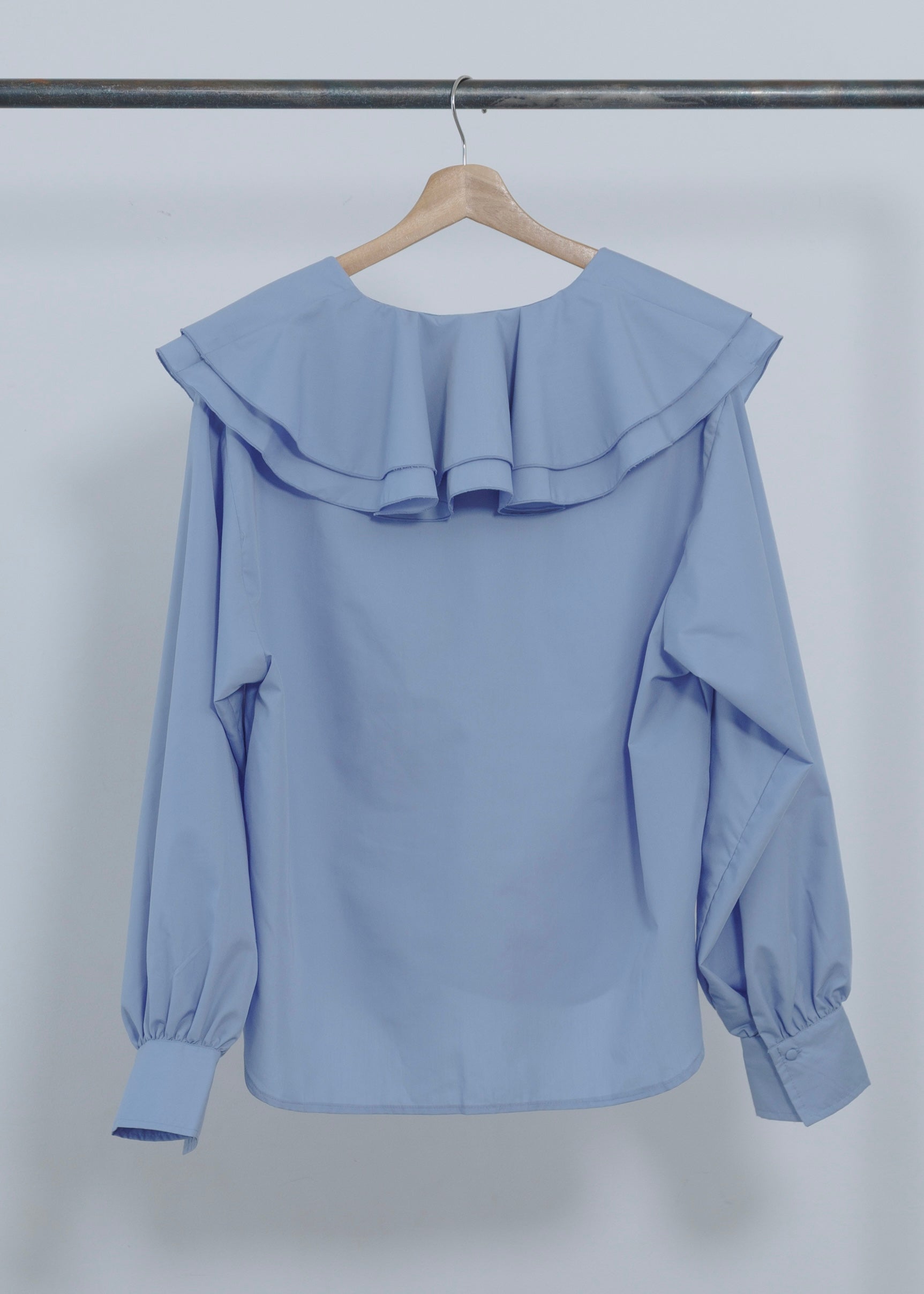 FRILL COLLAR SHIRT