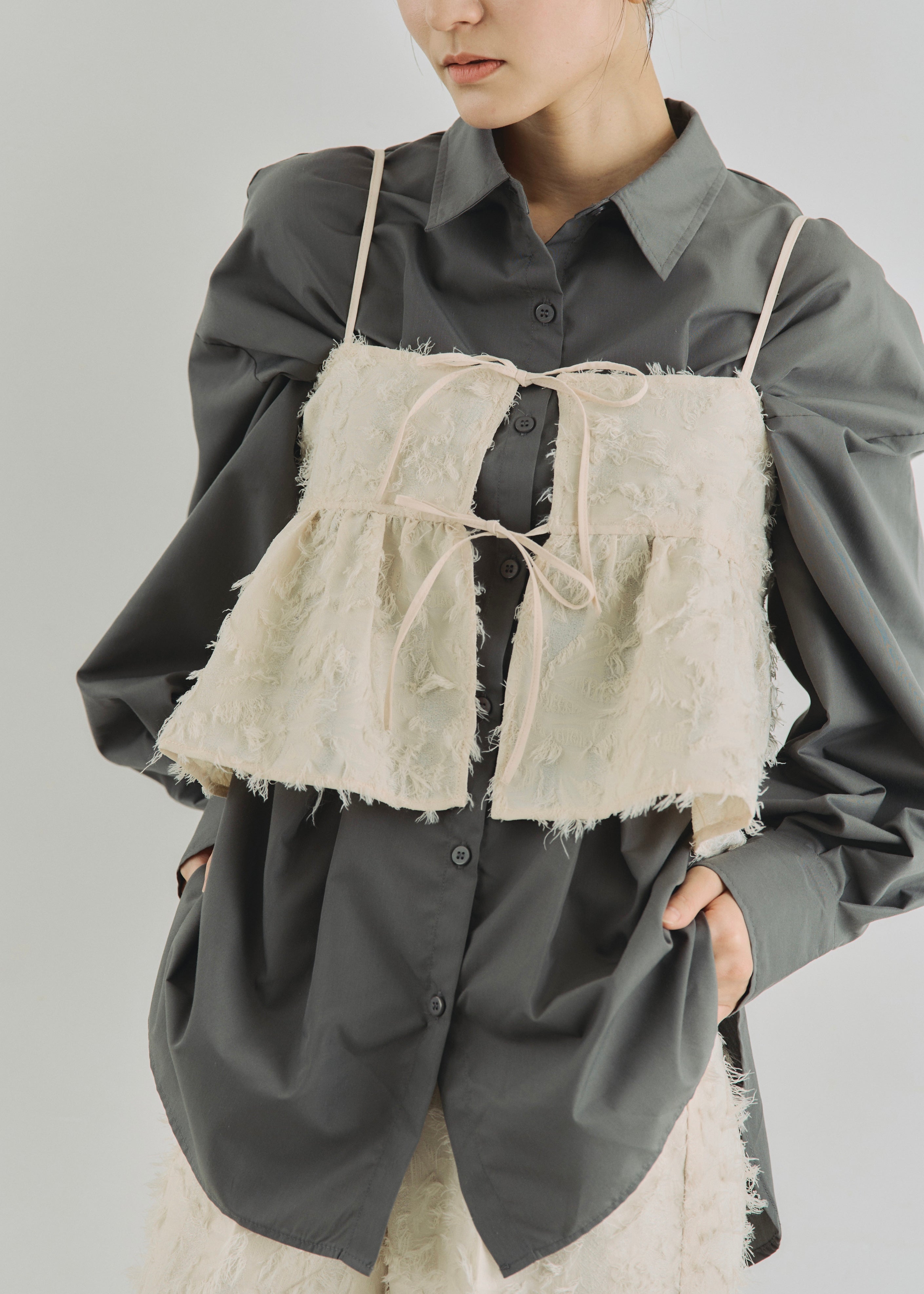 2WAY JACQUARD CAMISOLE
