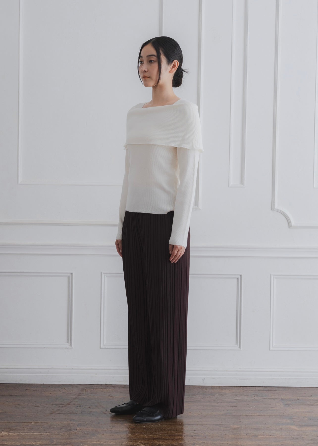 OFF SHOULDER KNIT TOP