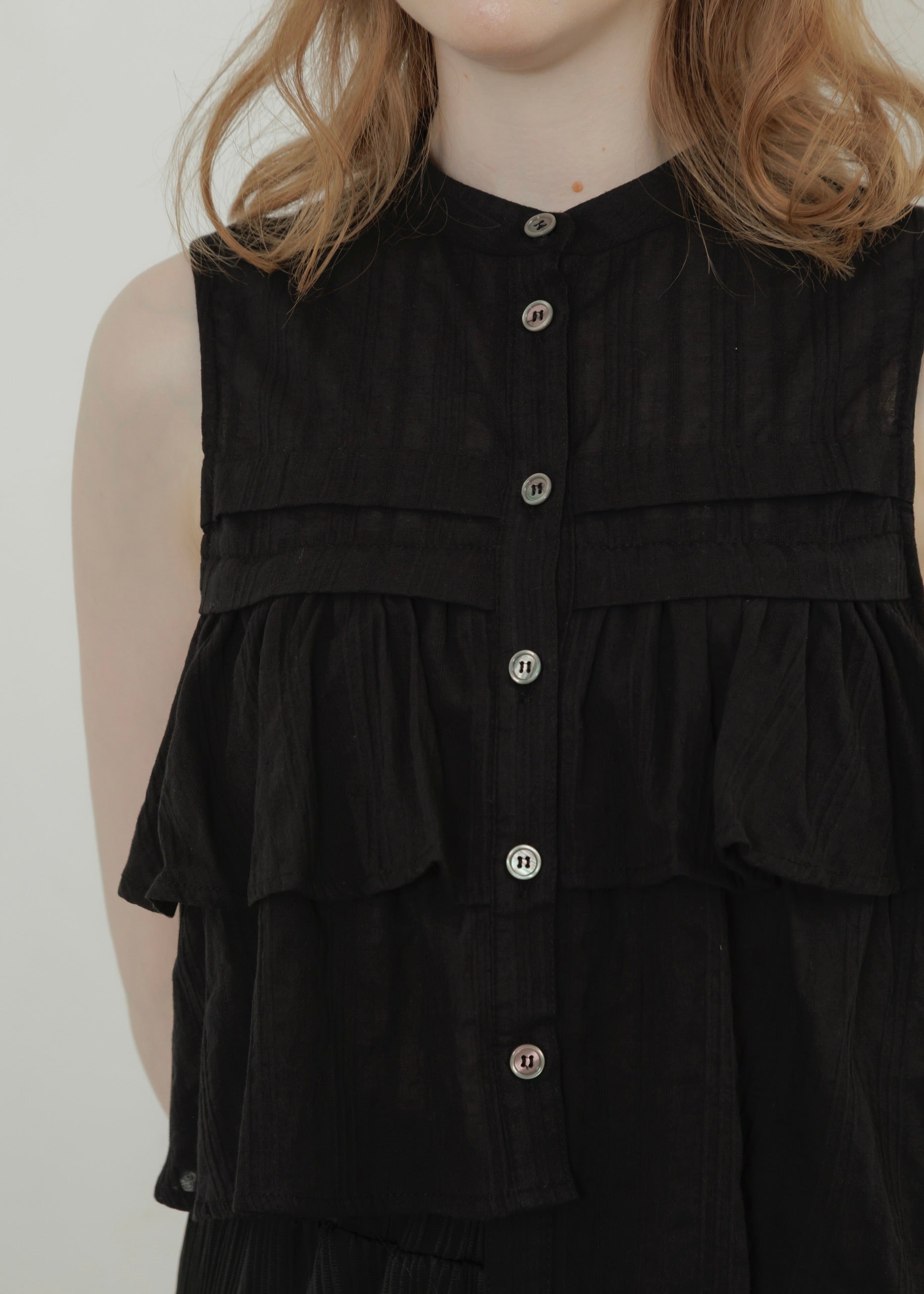 SHEER STRIPE BLOUSE