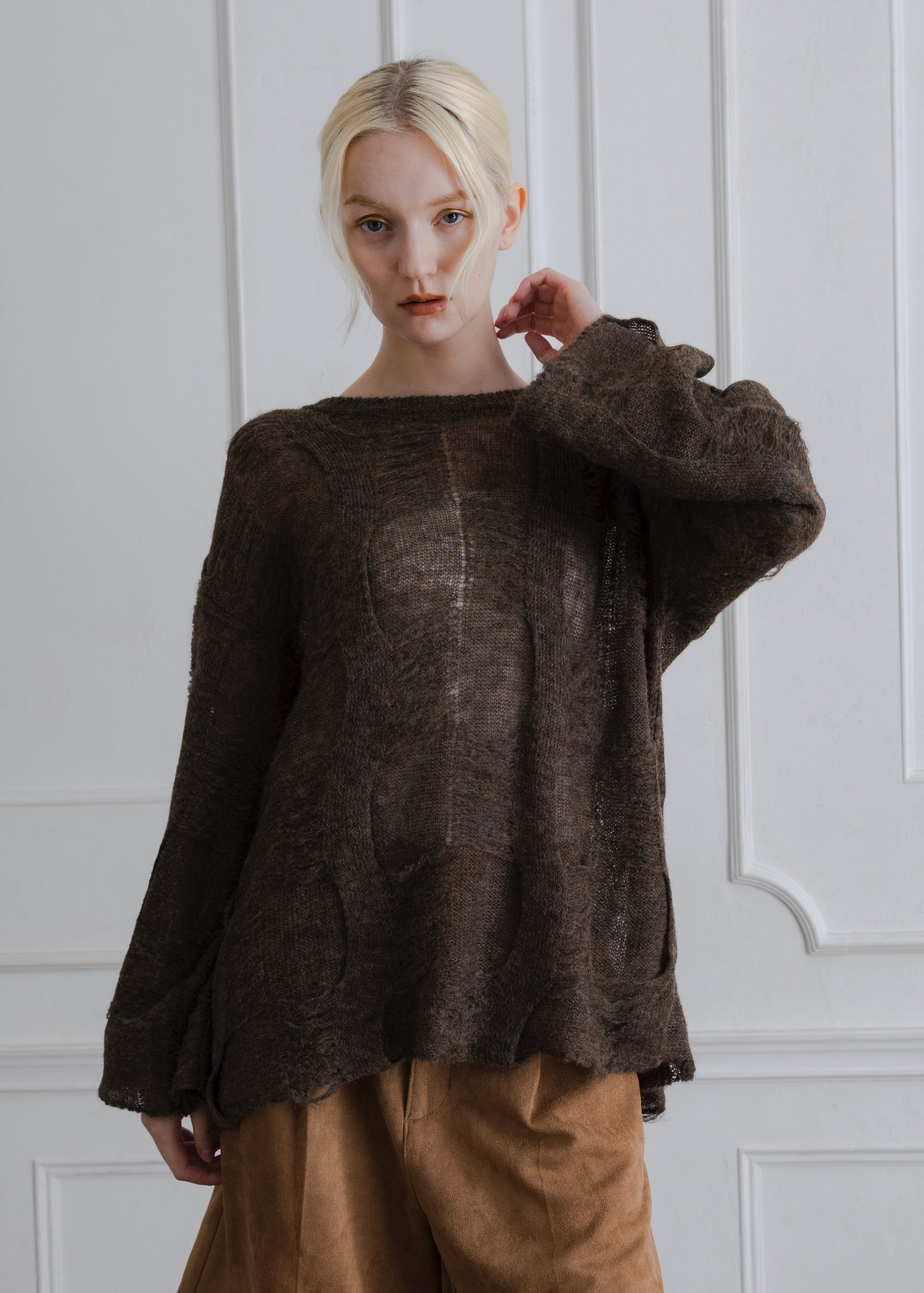 MOHAIR LOW GAUGE KNIT