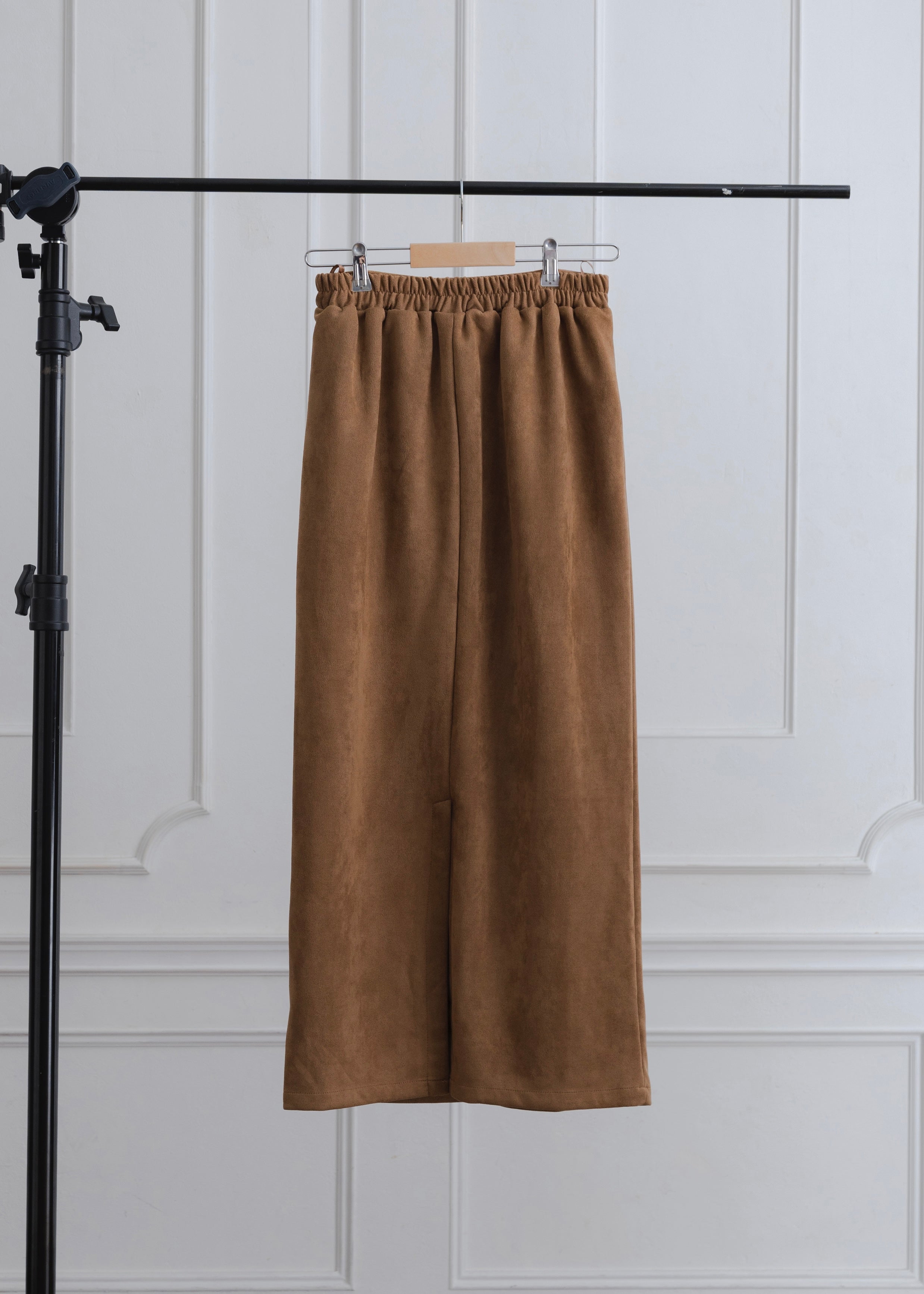 FAUX SUEDE SKIRT