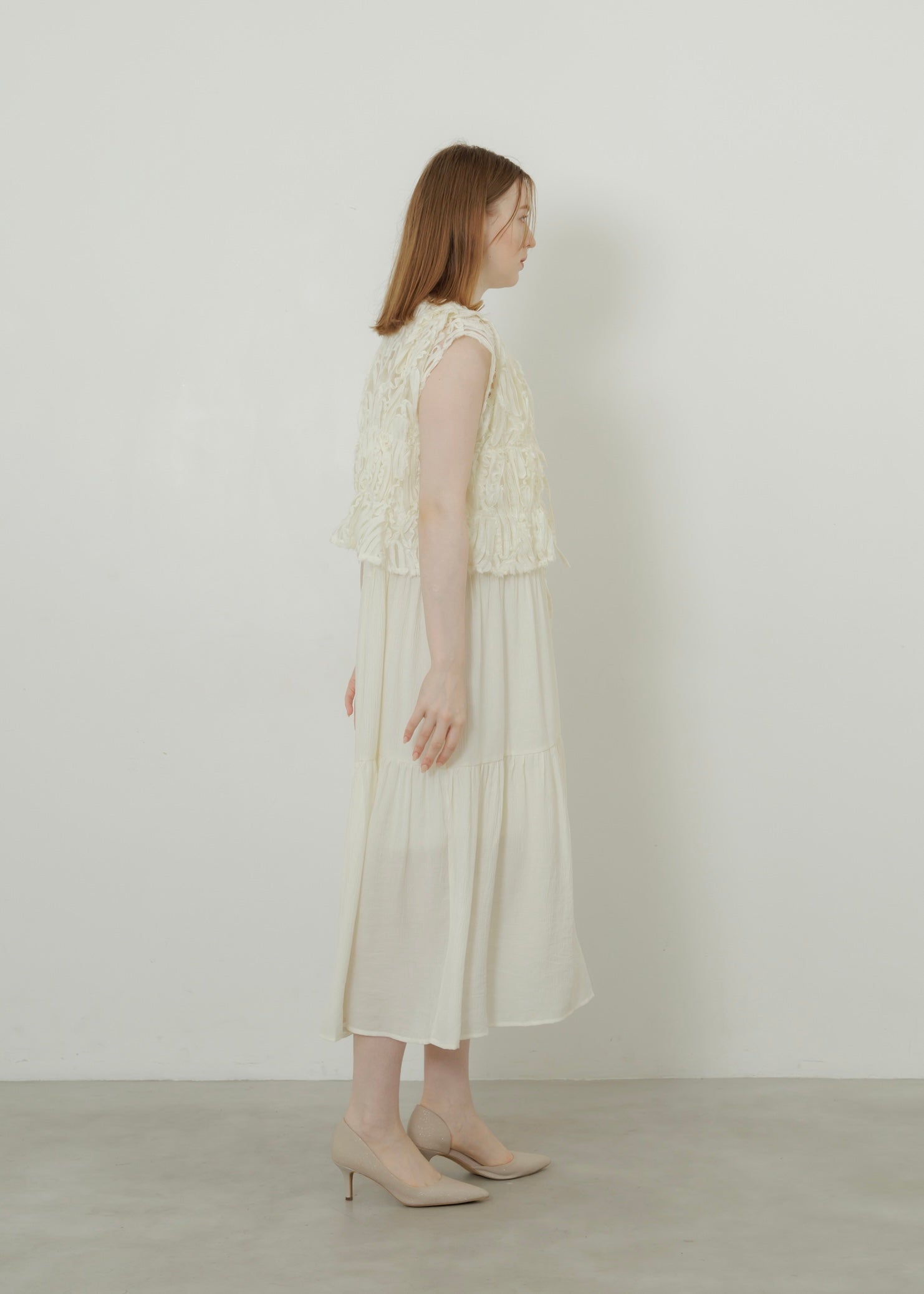 WASHER TIERED DRESS