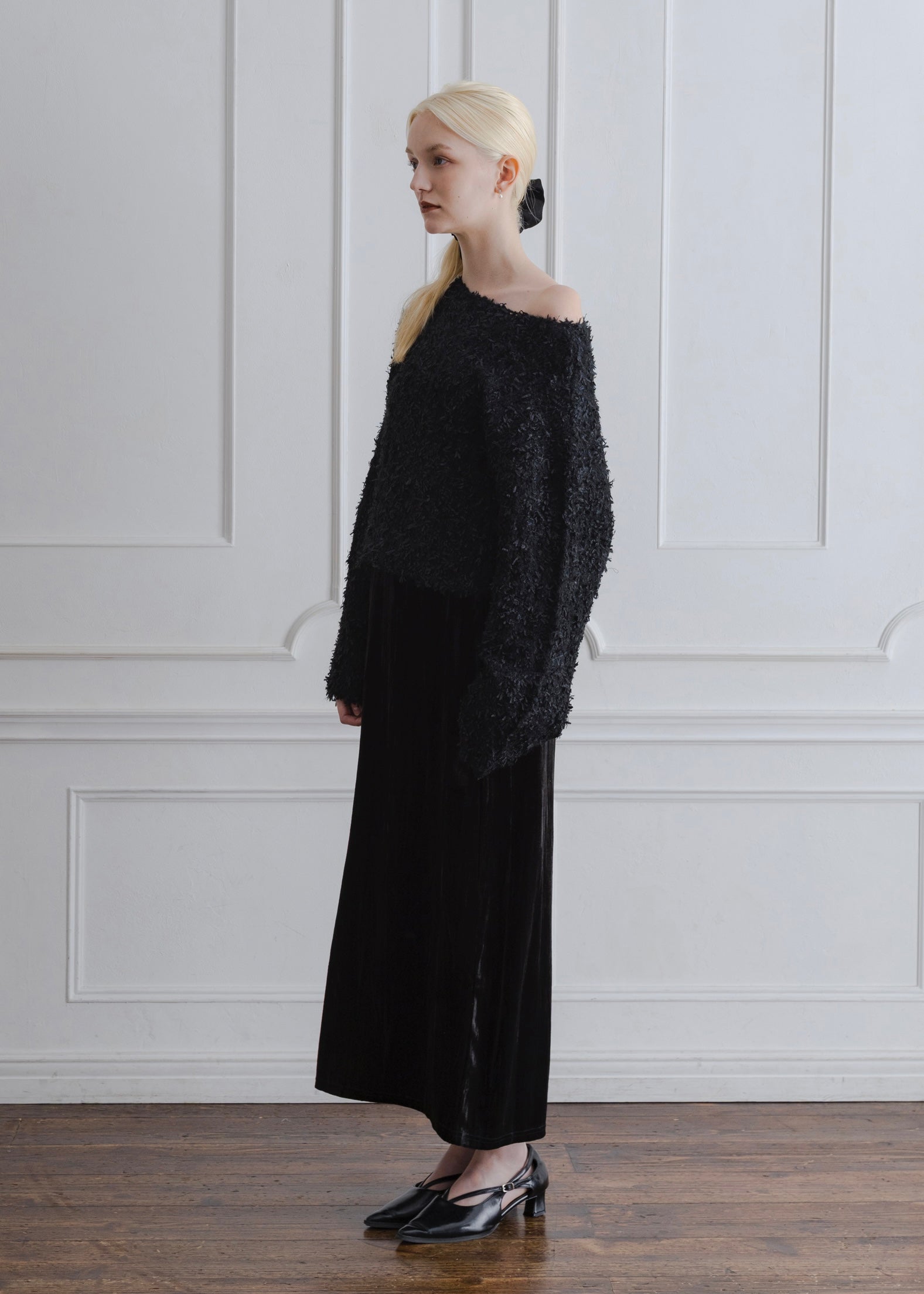 SHAGGY KNIT PULLOVER