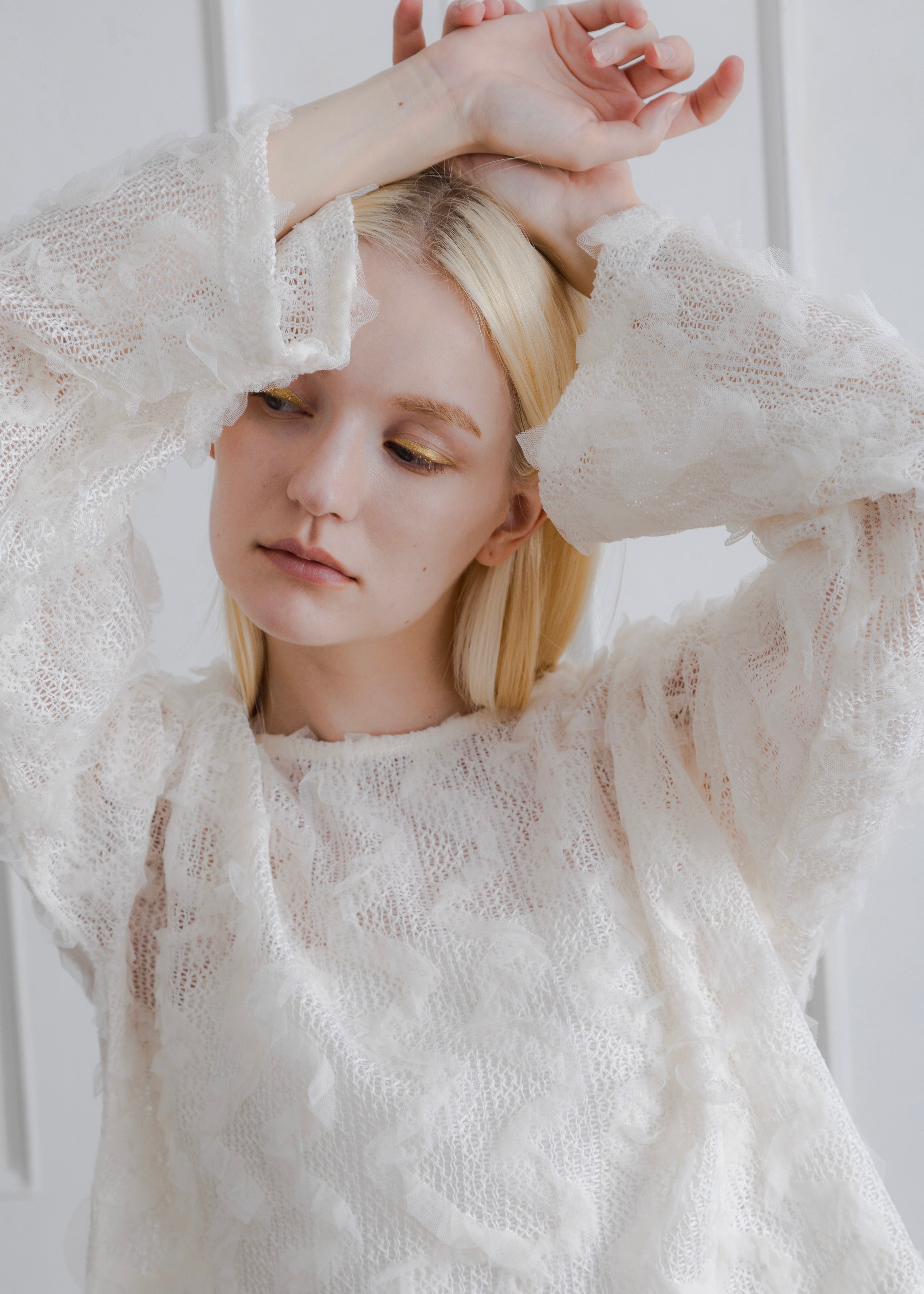 TULLE FRILL PULLOVER
