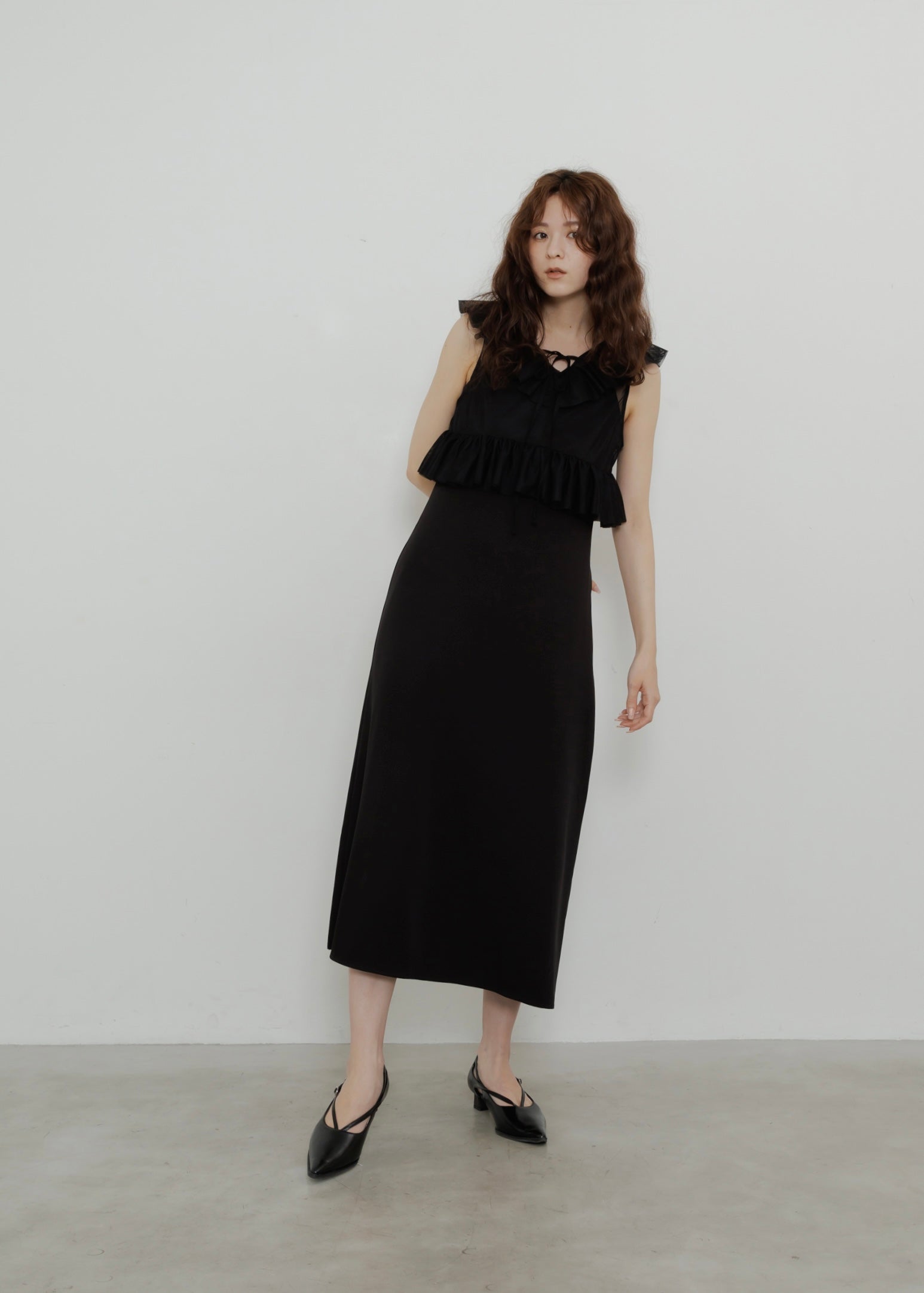 TULLE VEST SET DRESS