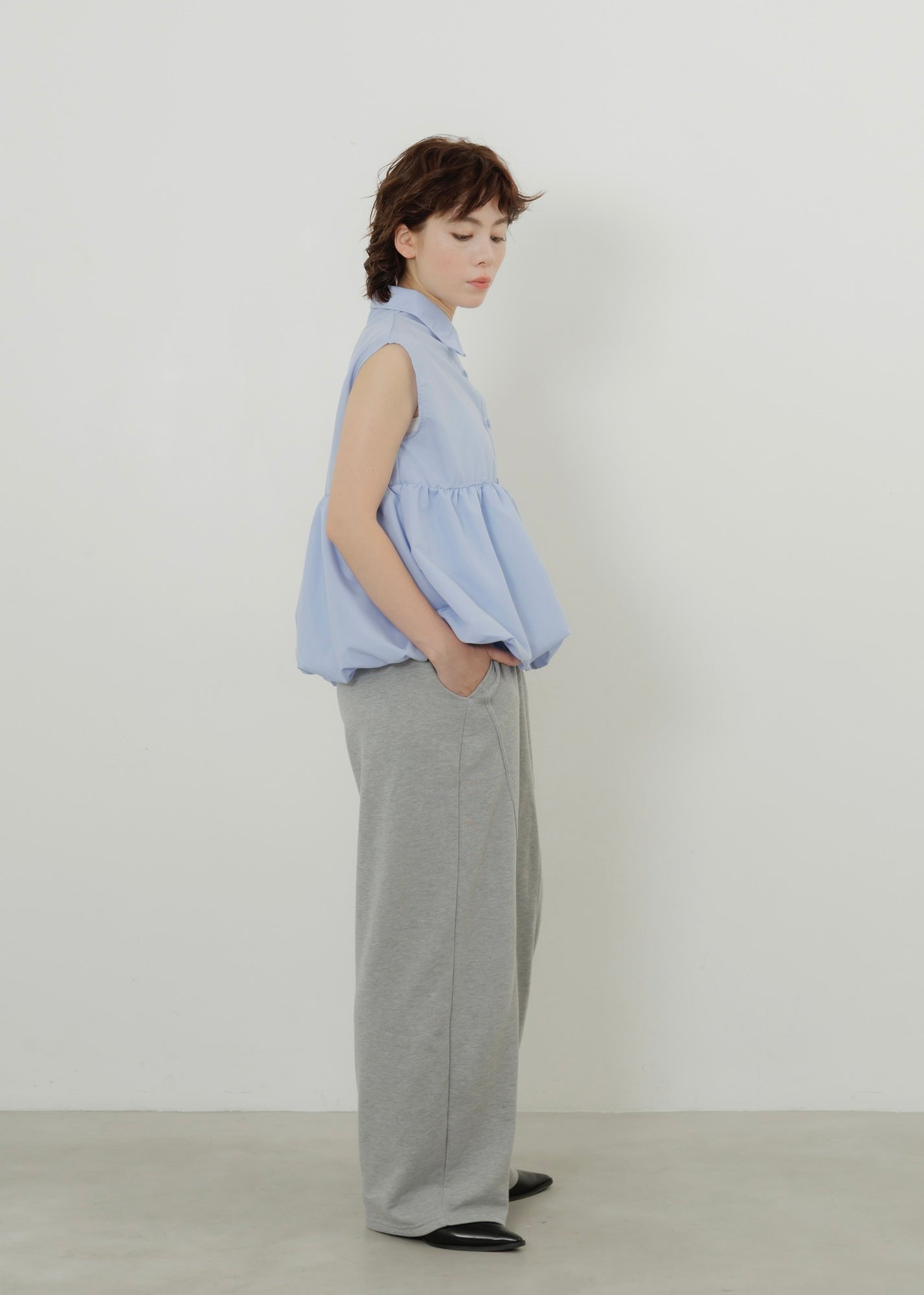 TIERED BALLOON SHIRT