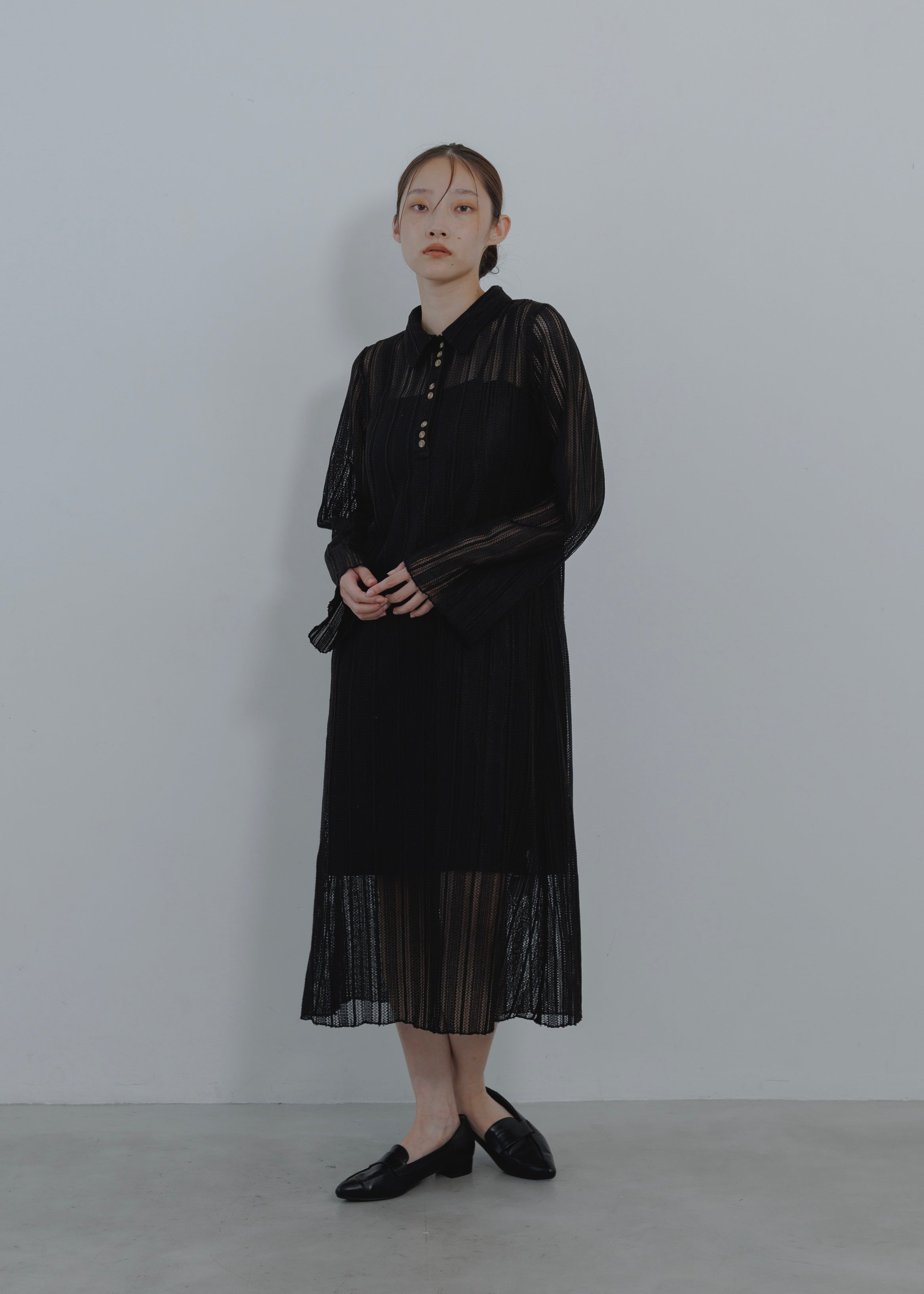 LACE POLO DRESS