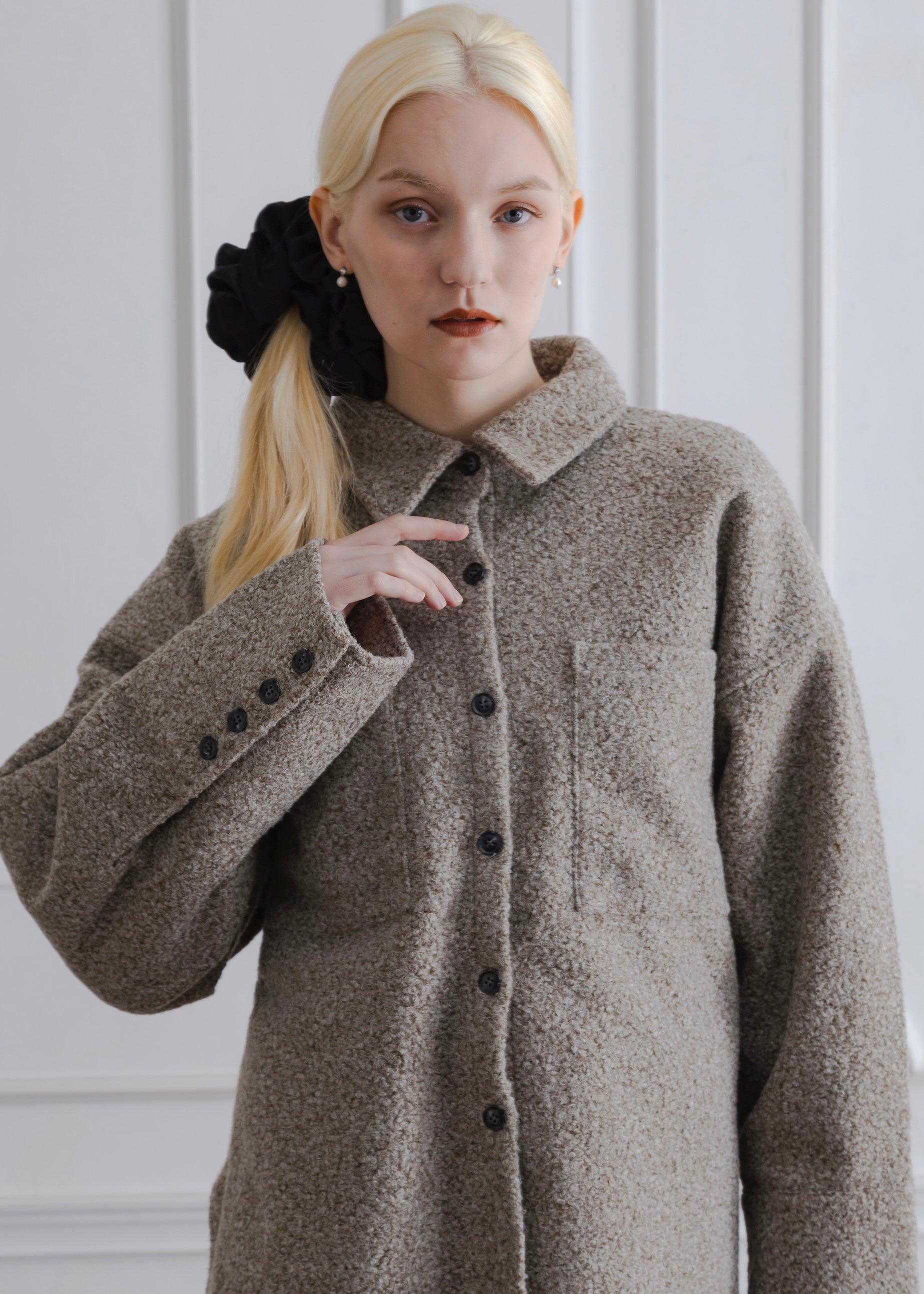 LOOP TWEED SHIRT