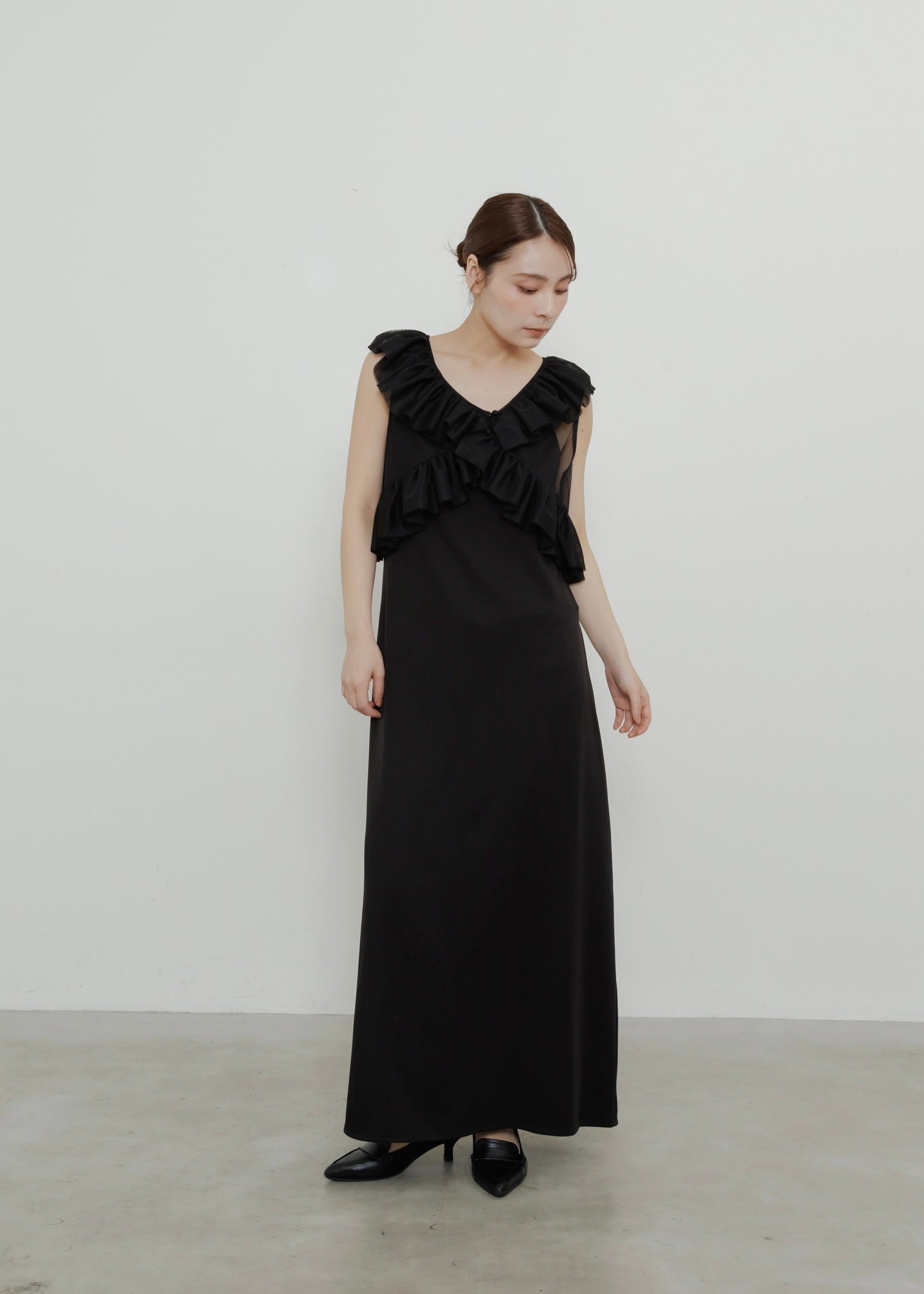 TULLE VEST SET DRESS