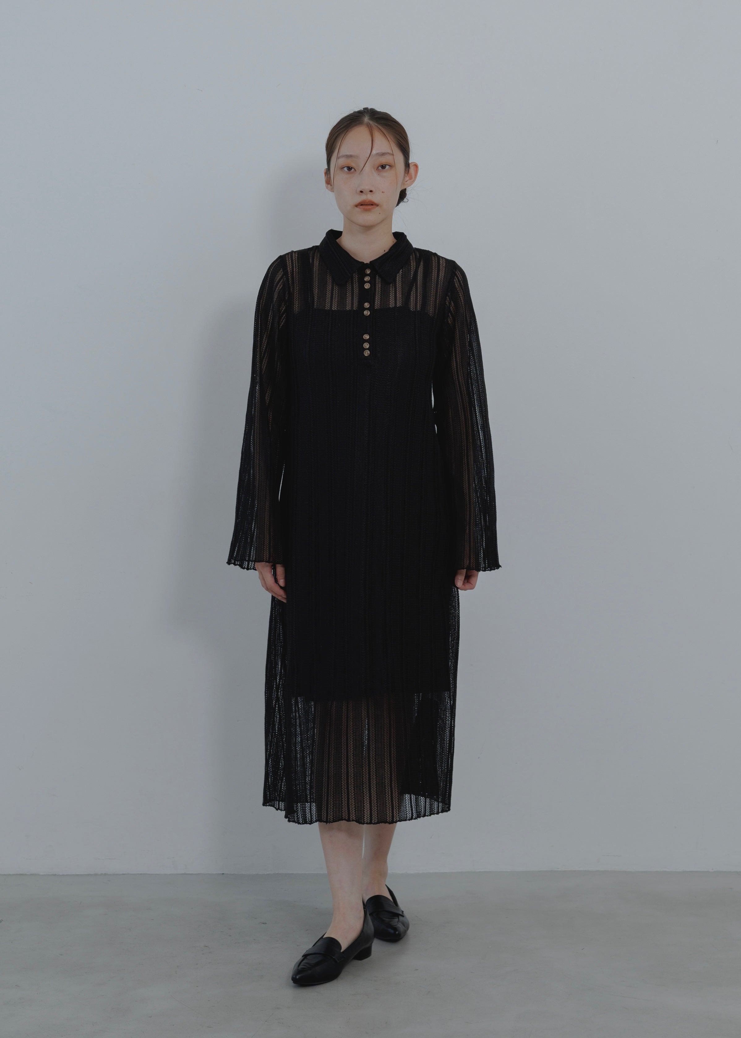 LACE POLO DRESS