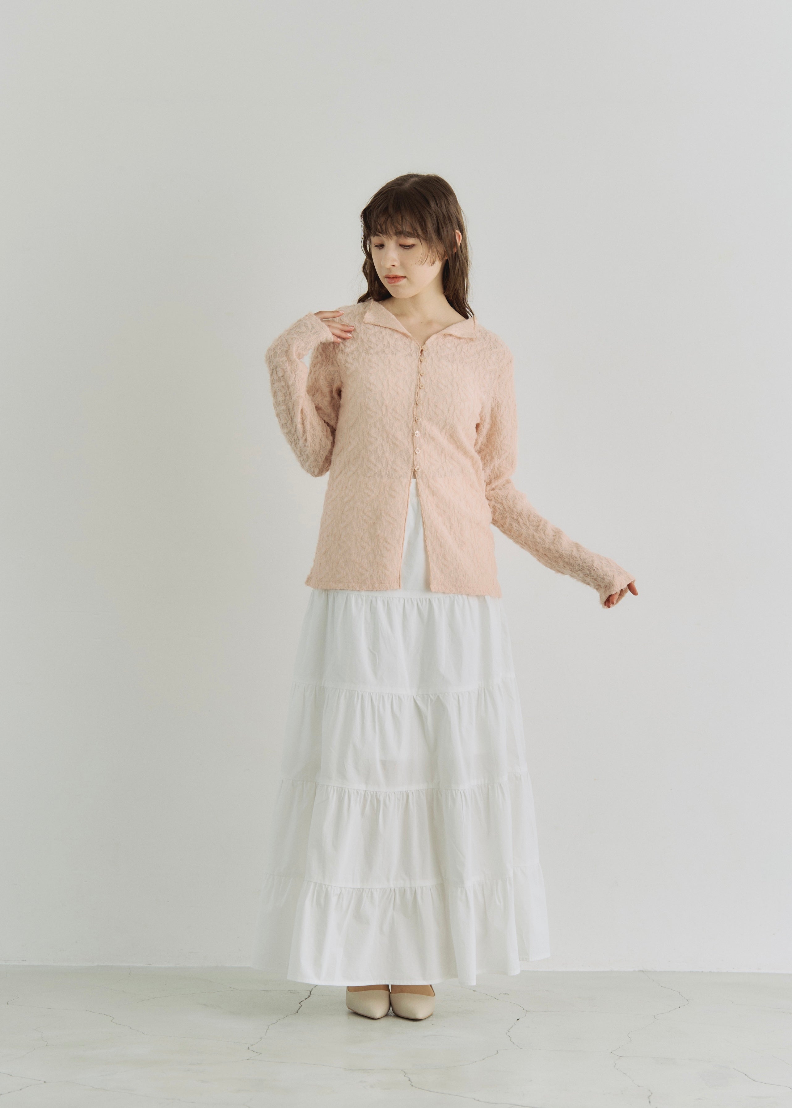 SHEER SHAGGY CARDIGAN