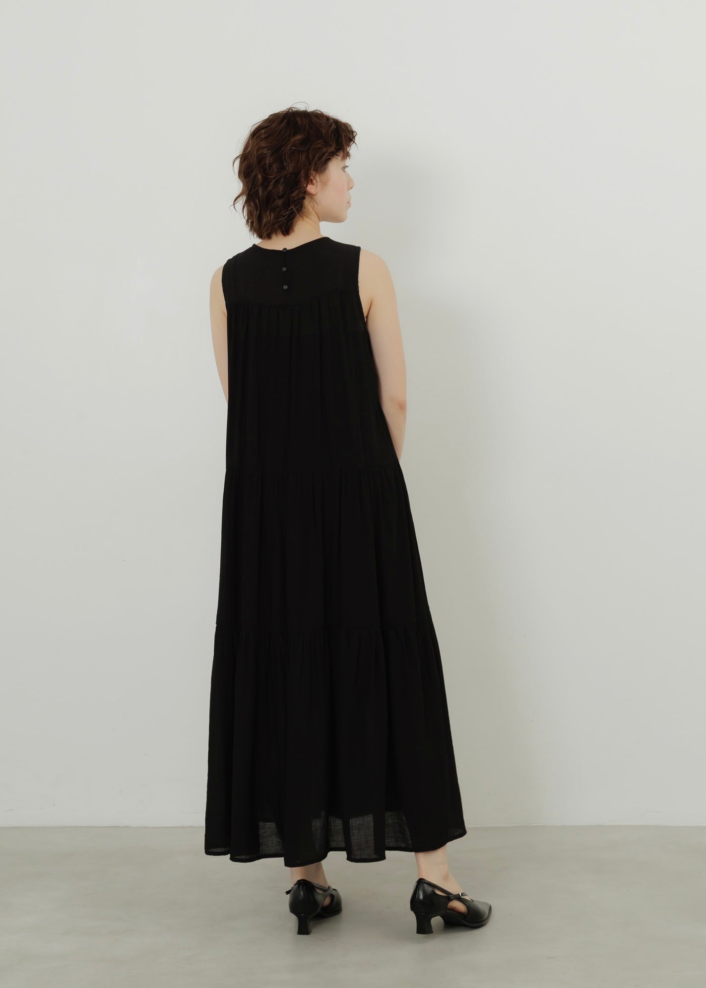 WASHER TIERED DRESS