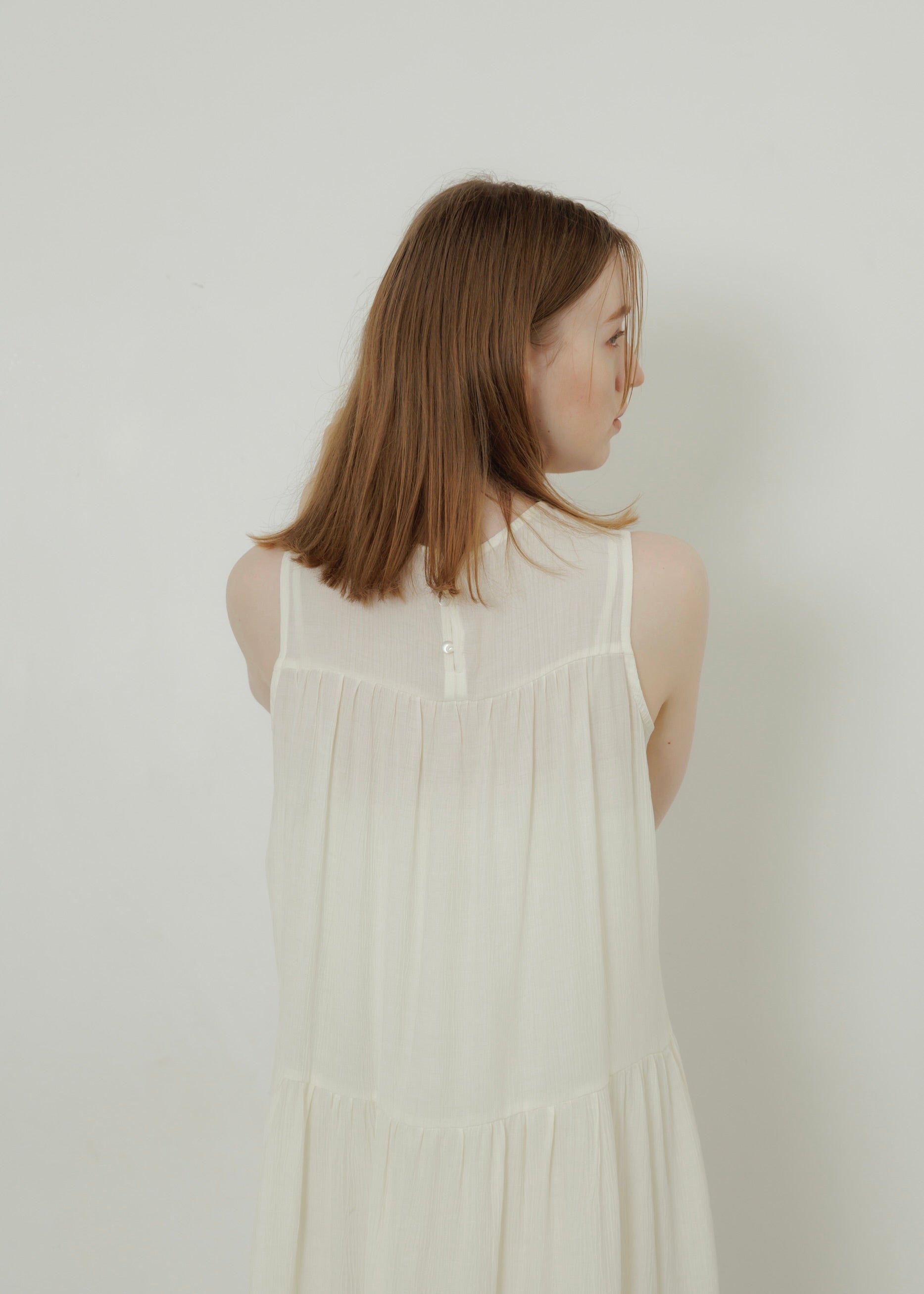 WASHER TIERED DRESS