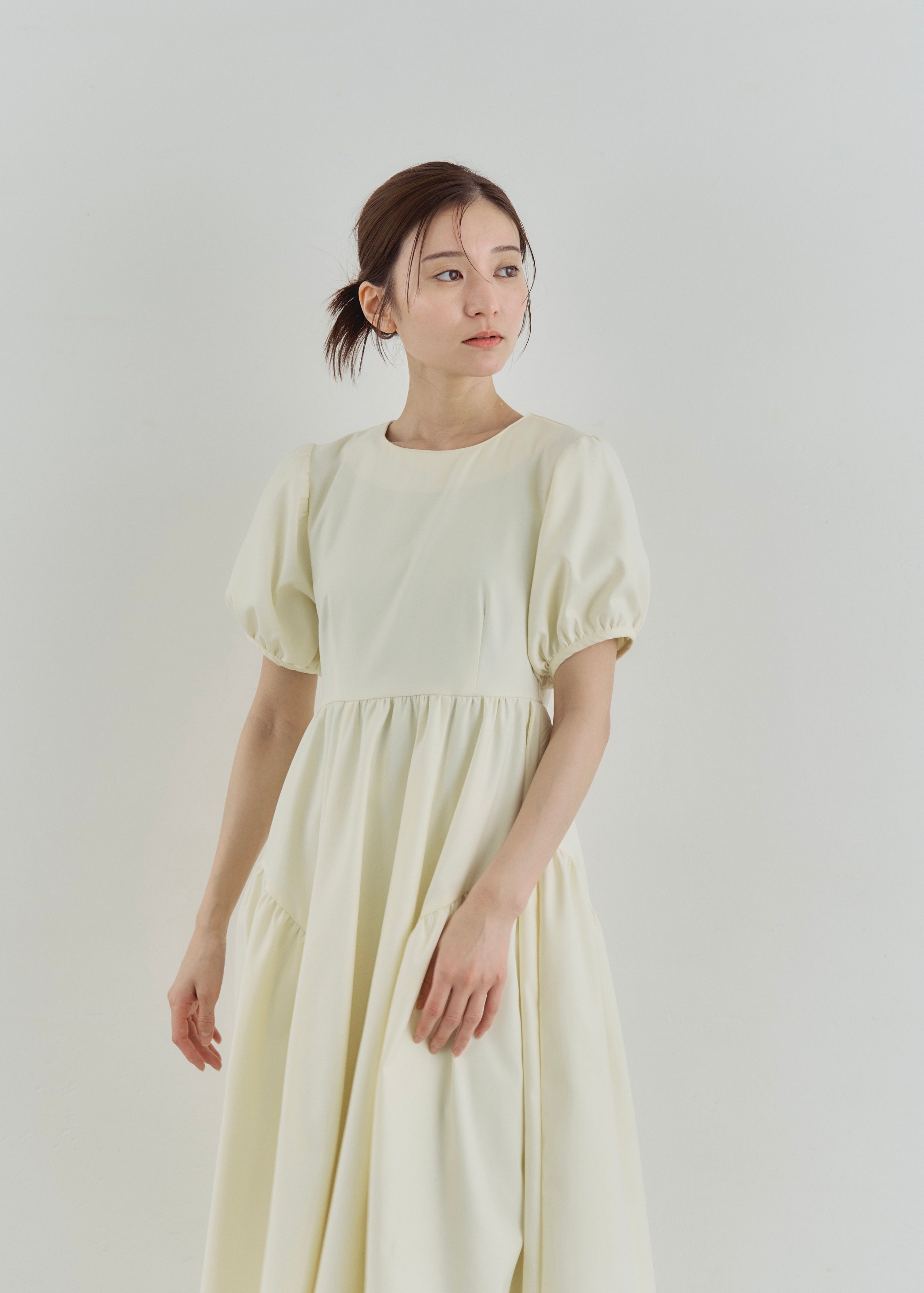 ワンピース YOURMLE PUFF SLEEVE RIBBON DRESS PUFF SLEEVE RIBBON DRESS