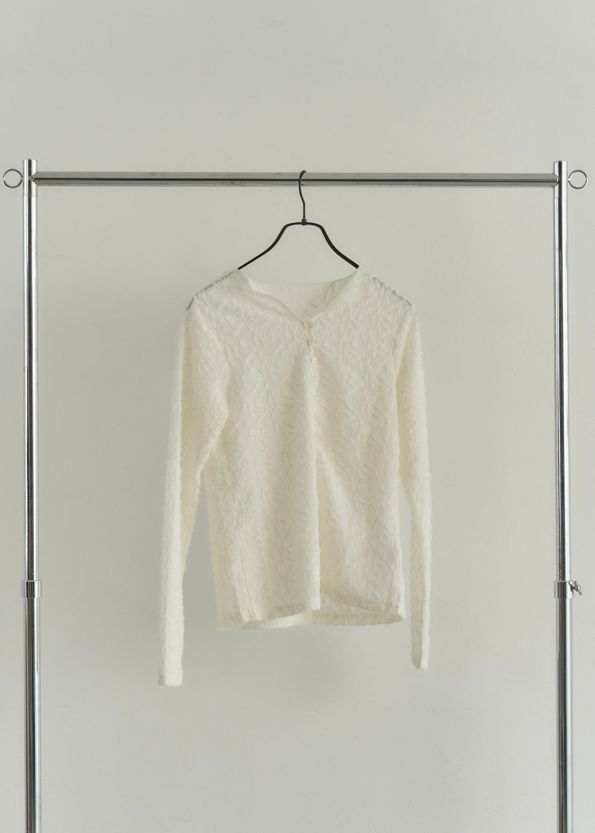 SHEER SHAGGY CARDIGAN