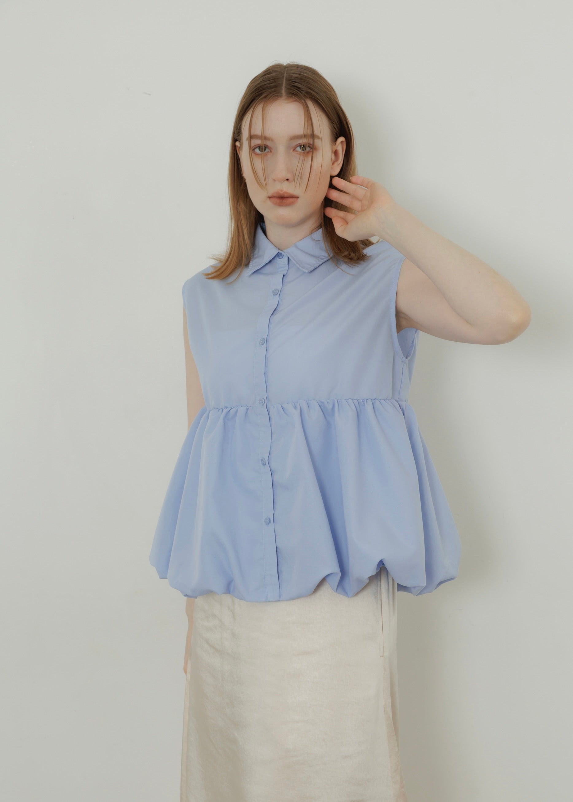 TIERED BALLOON SHIRT