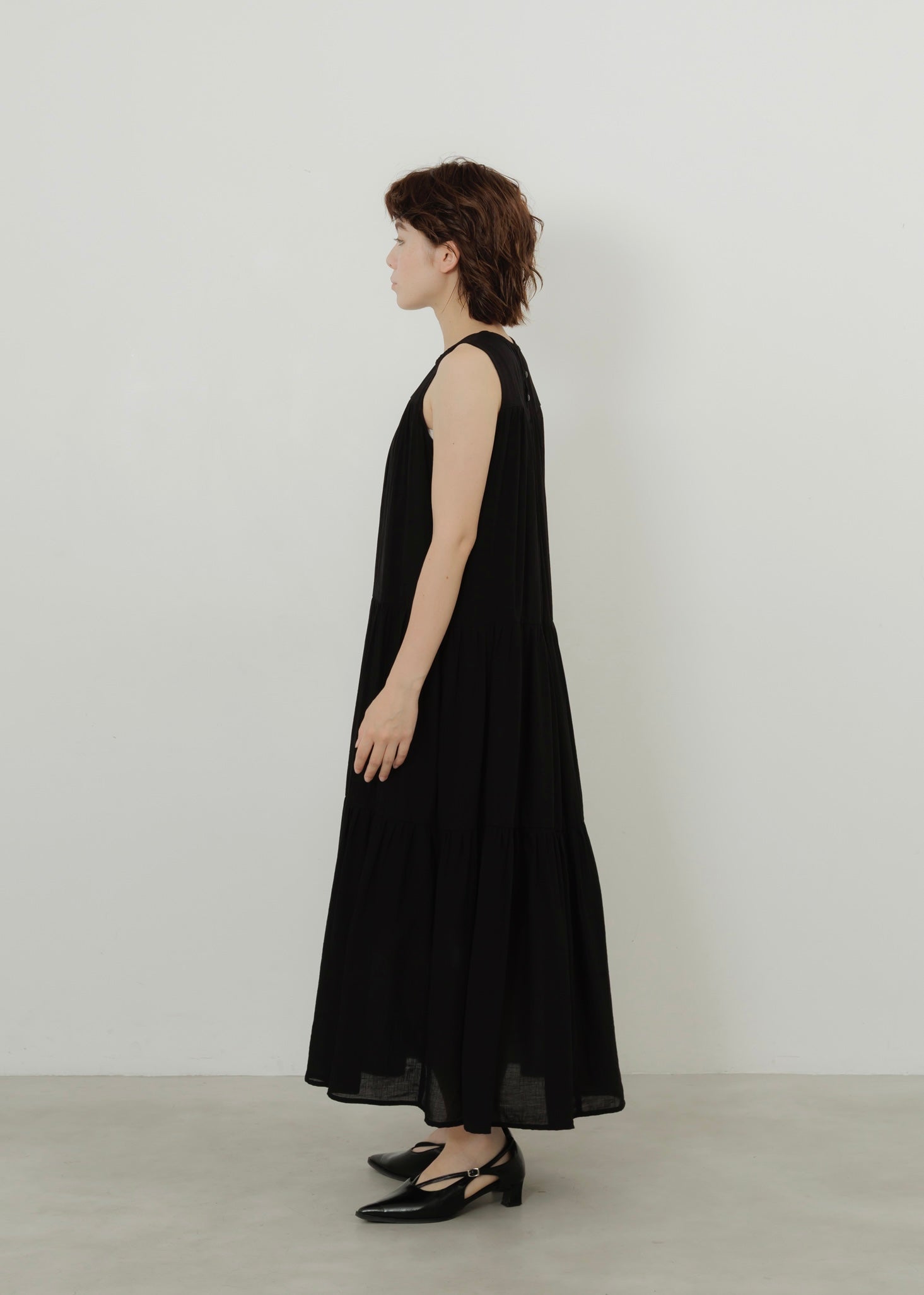WASHER TIERED DRESS