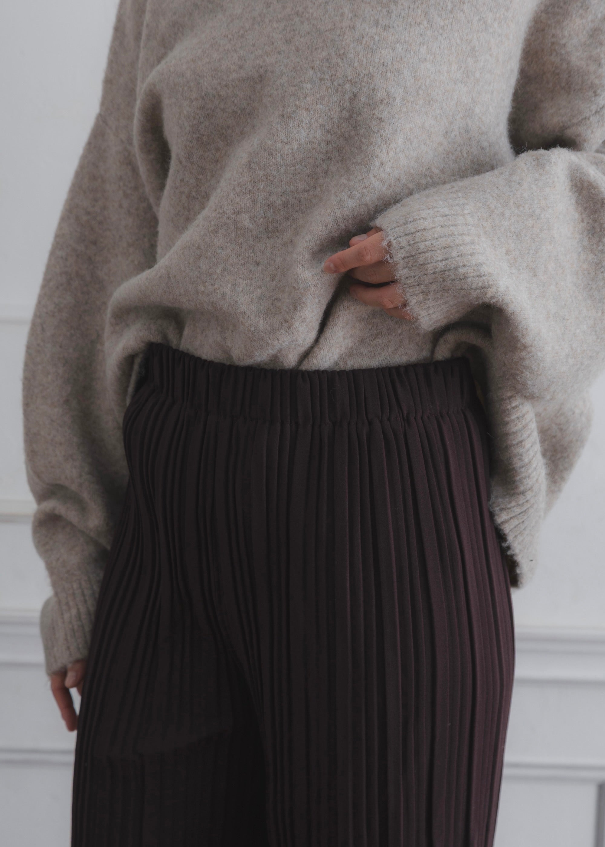 RANDOM PLEATS PANTS