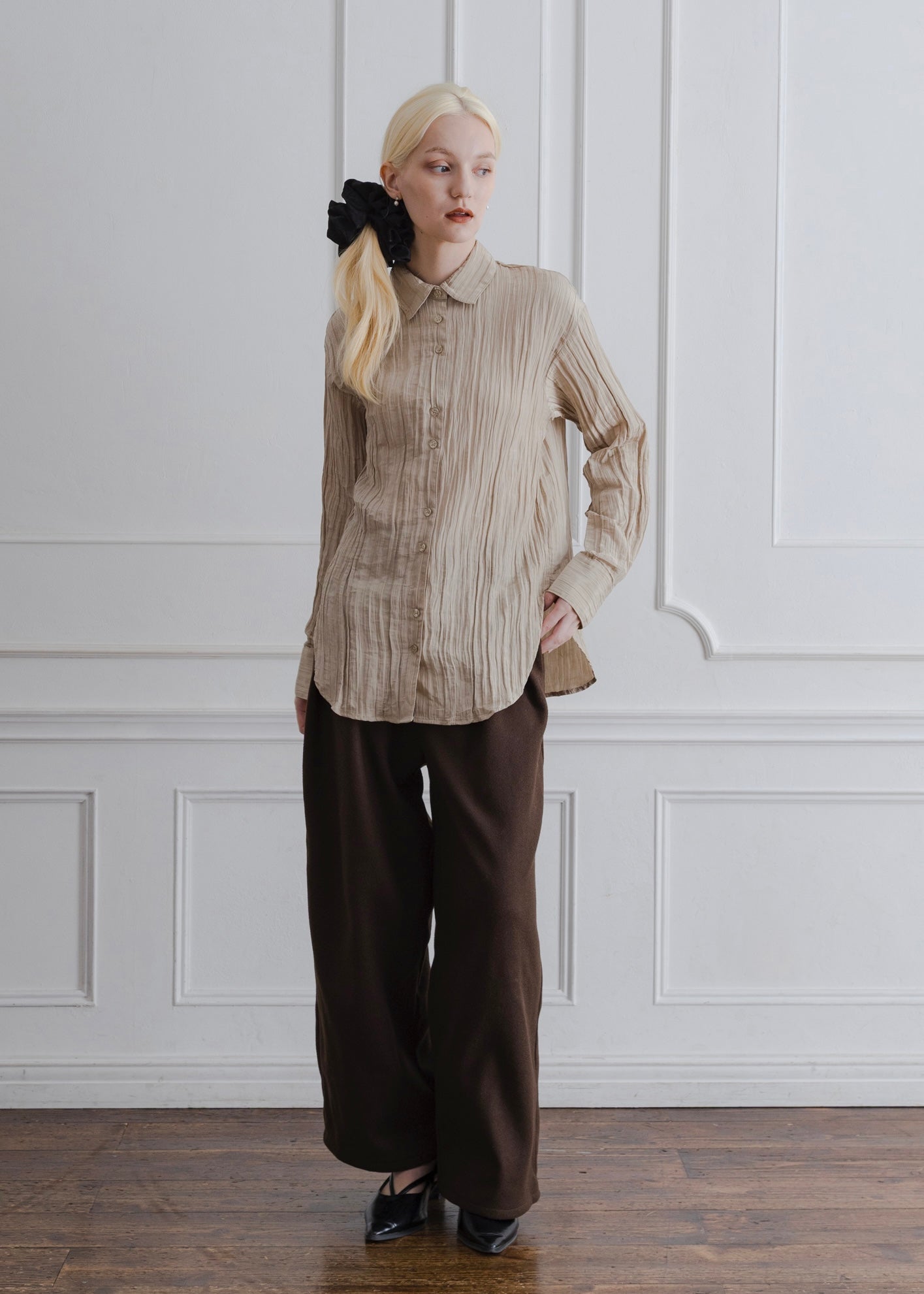WASHER POPLIN SHIRT