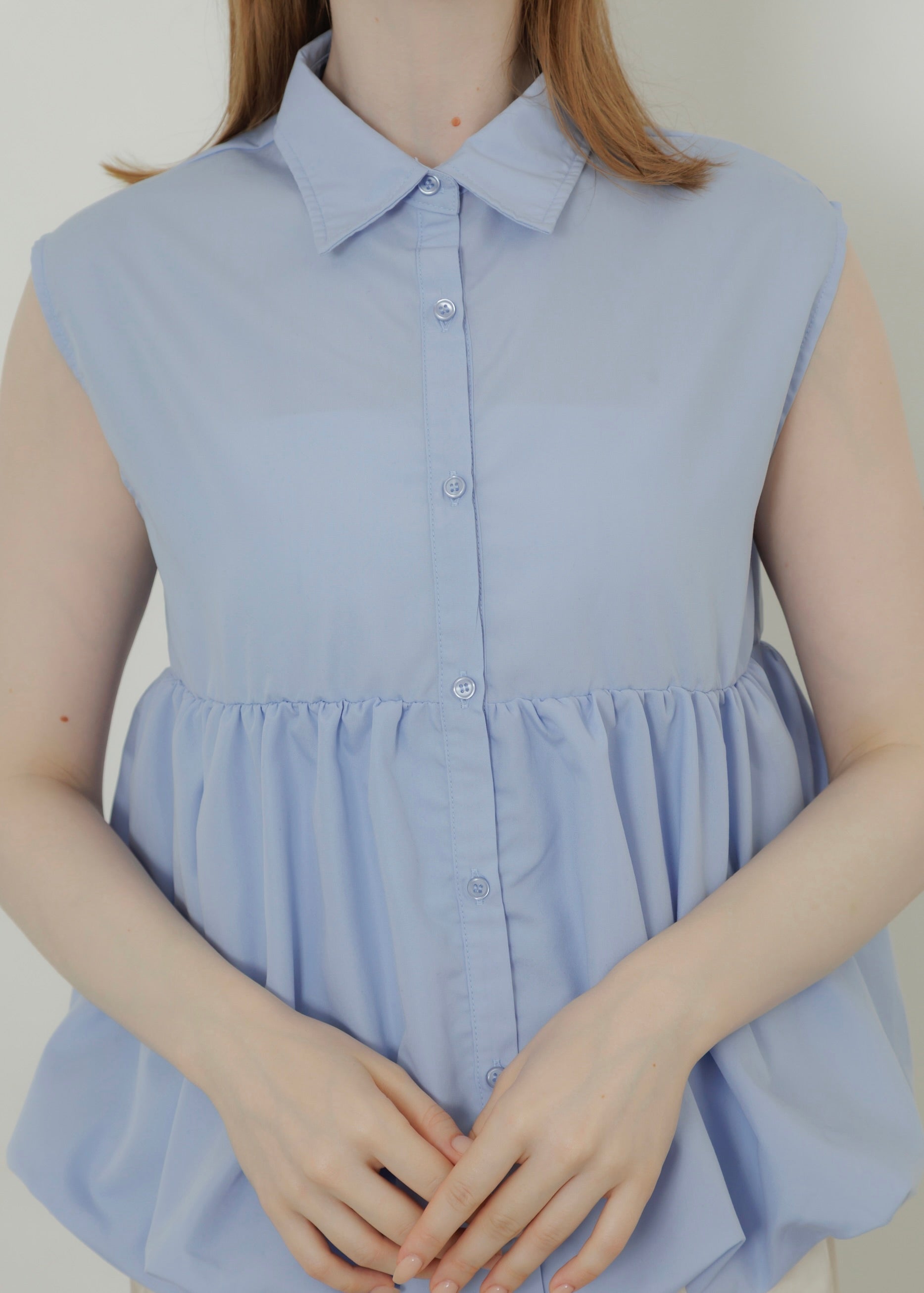 TIERED BALLOON SHIRT