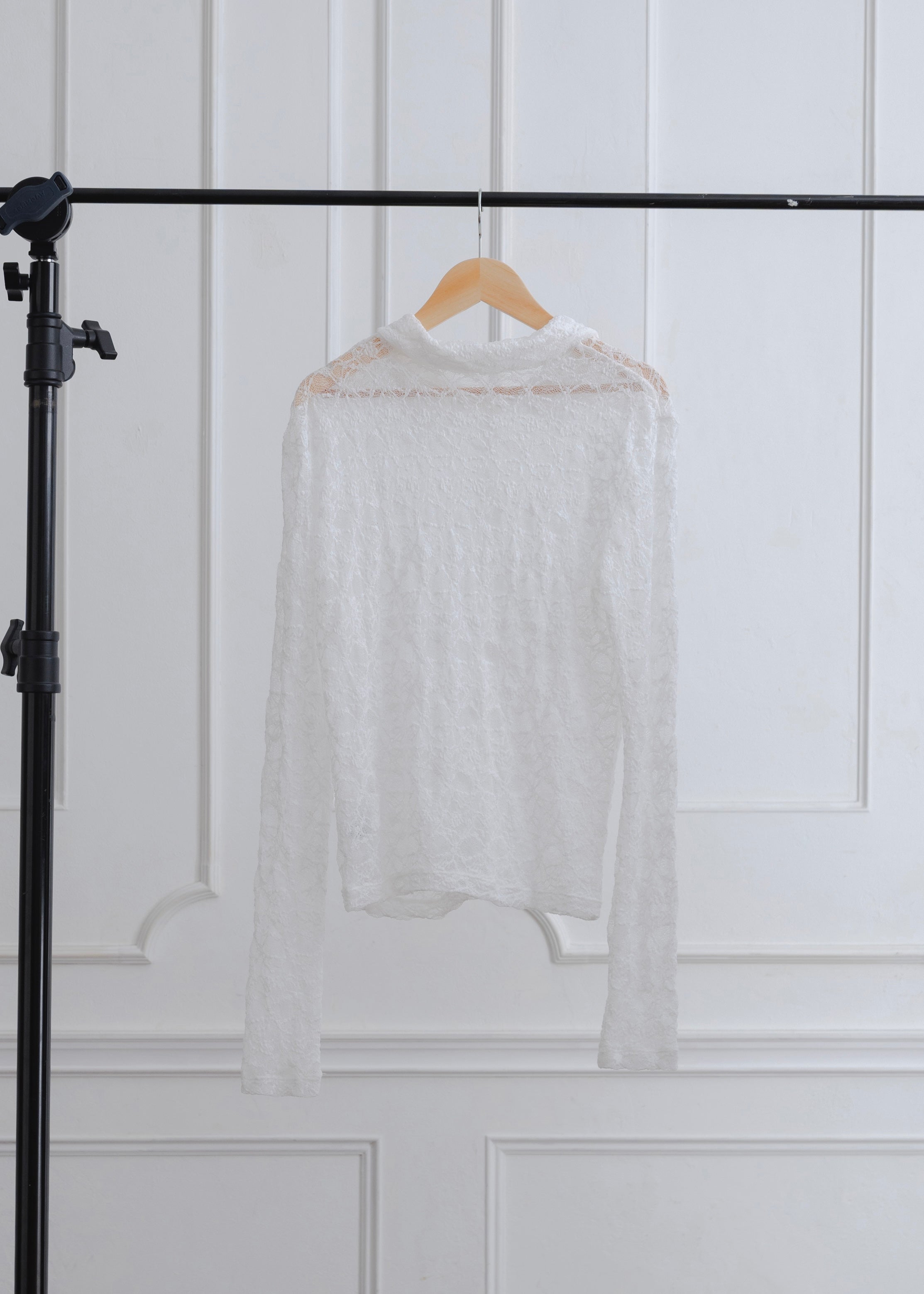 STRETCH LACE SHIRT