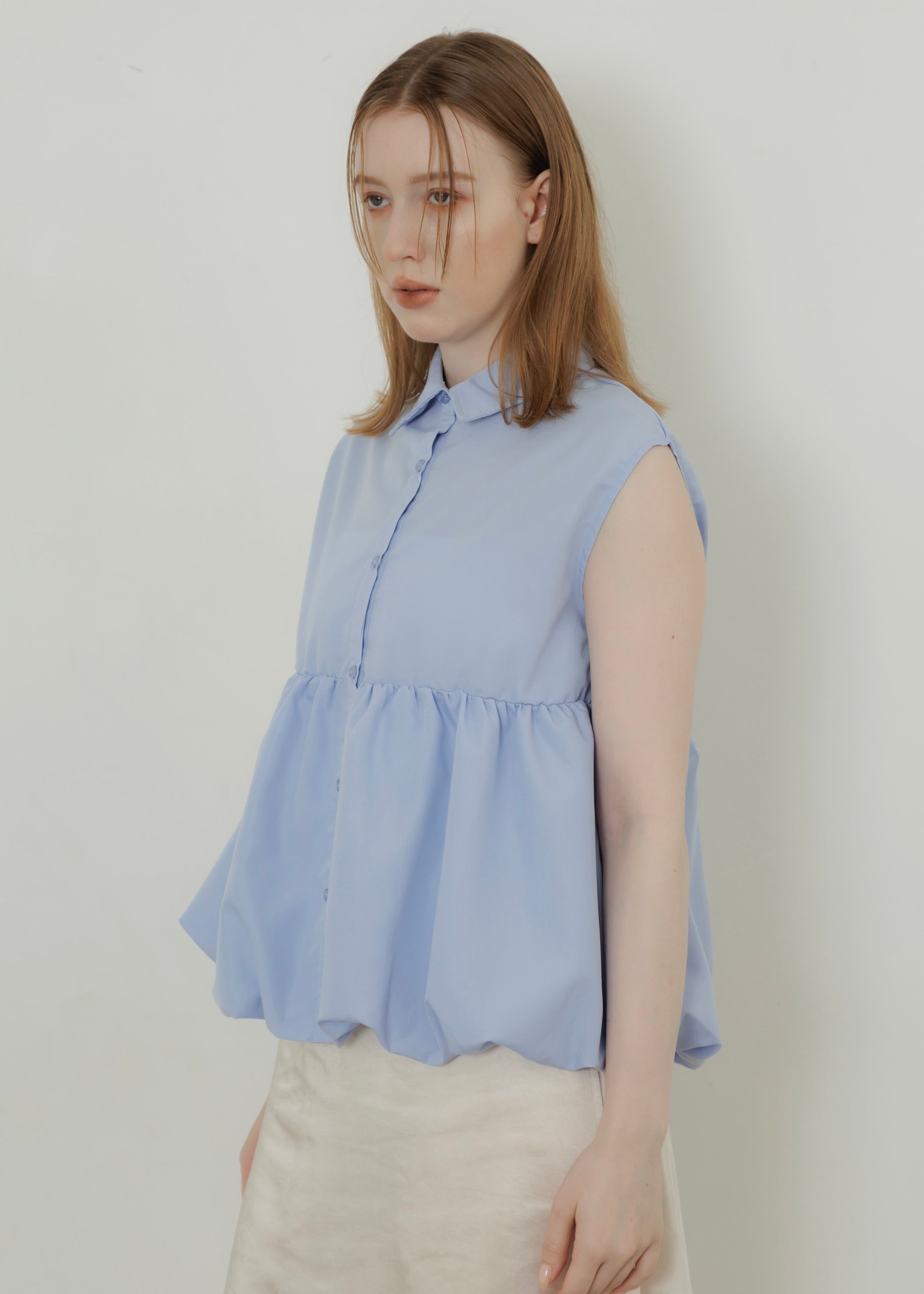TIERED BALLOON SHIRT