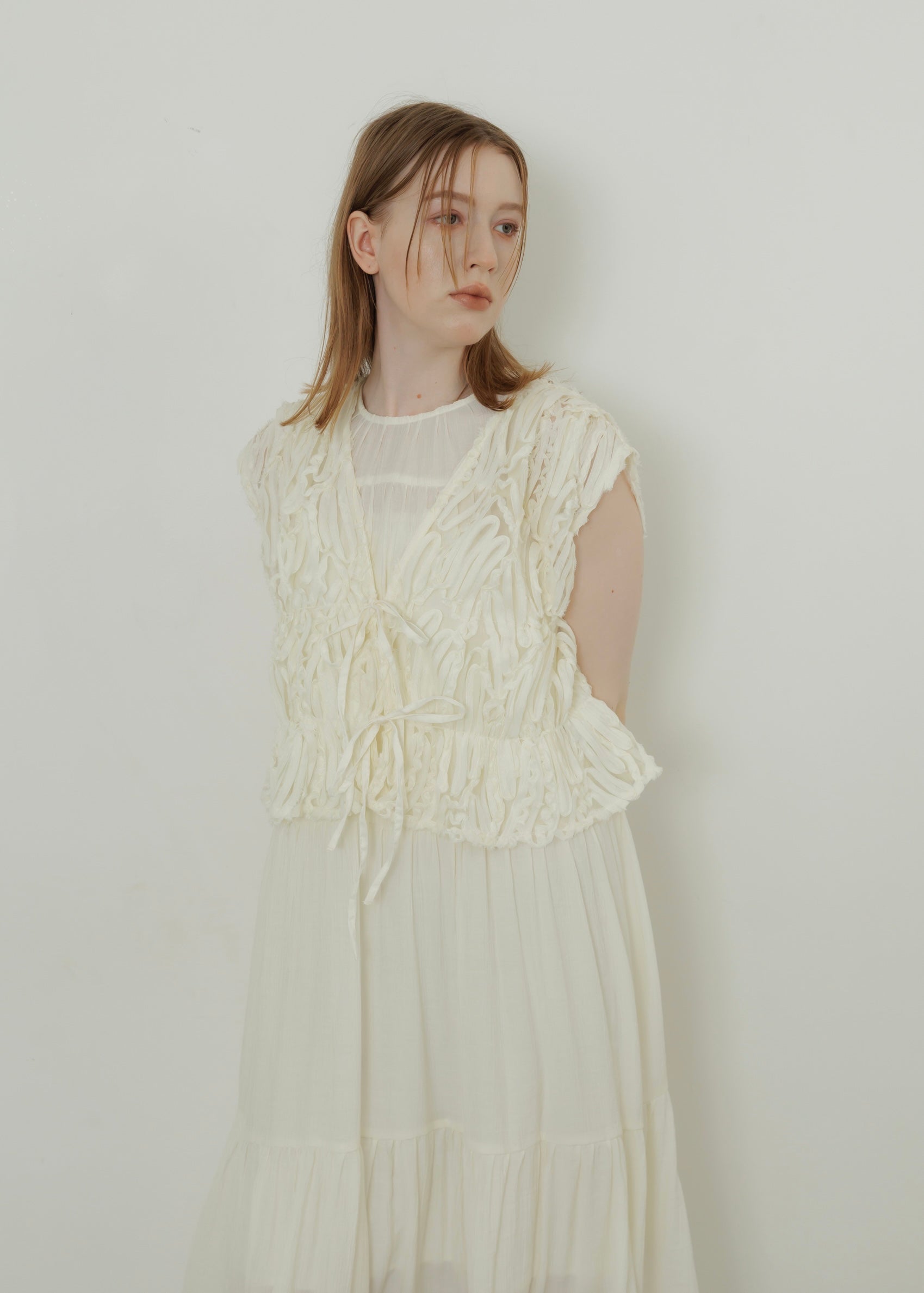WASHER TIERED DRESS