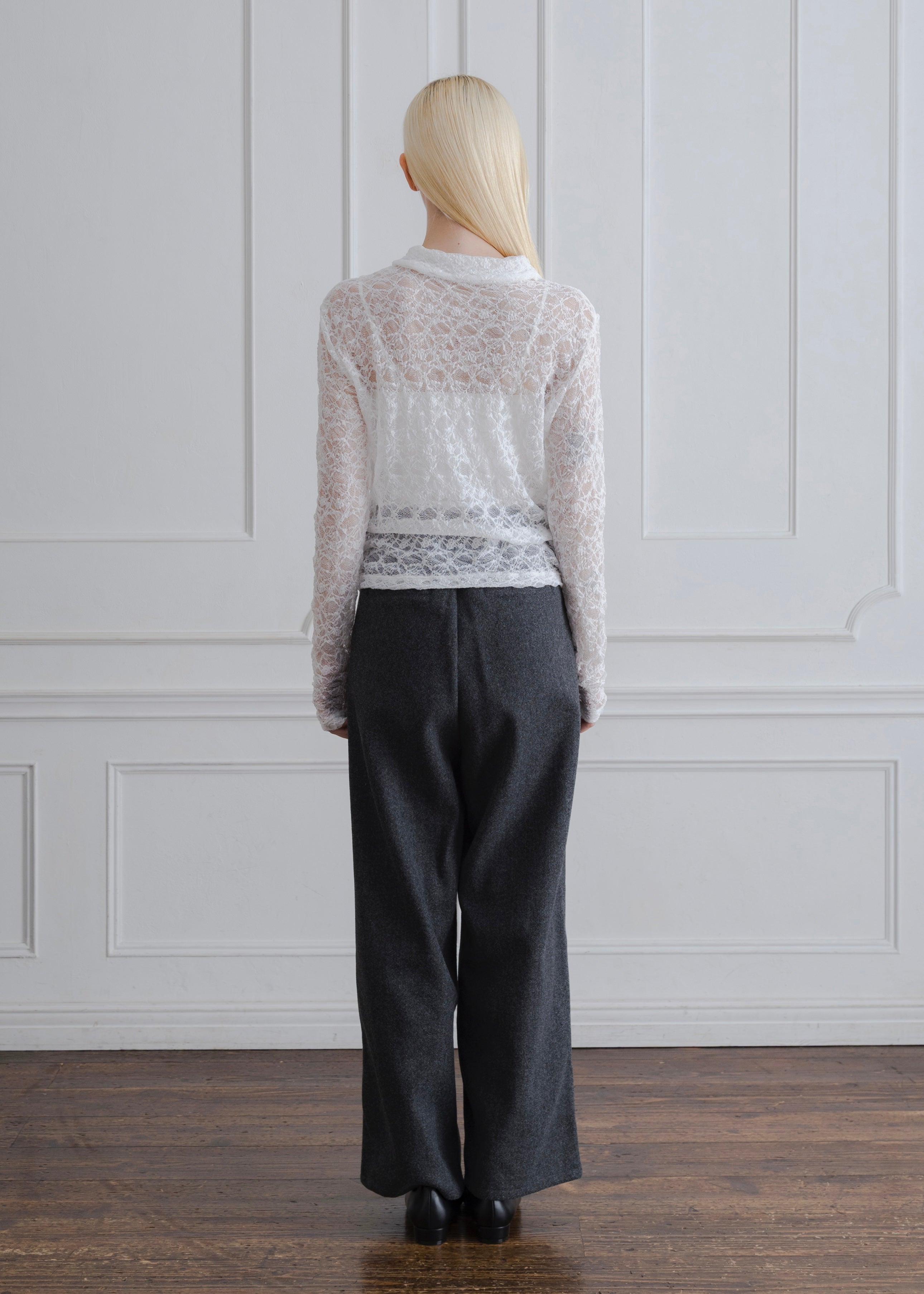 STRETCH LACE SHIRT