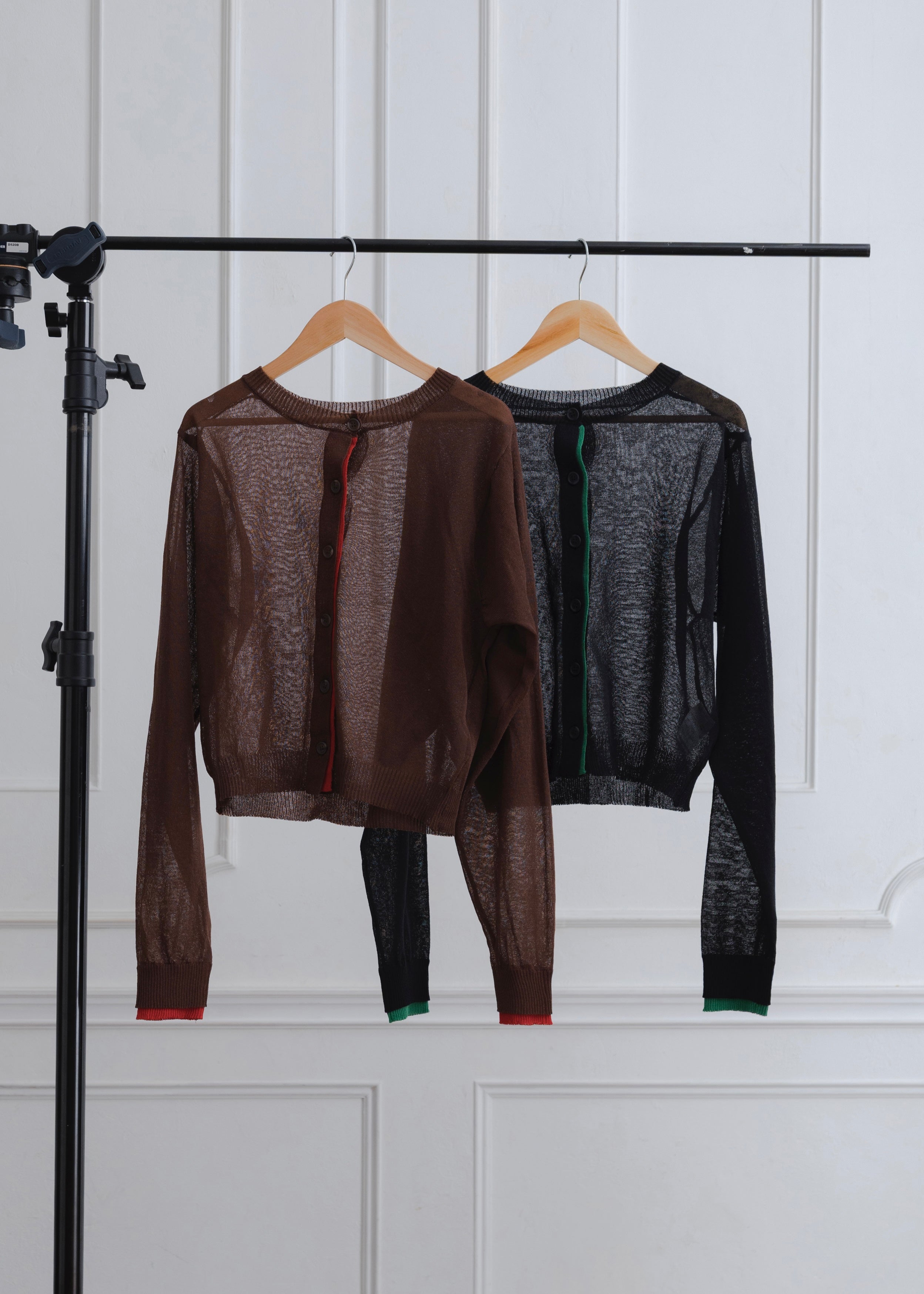 SHEER KNIT CARDIGAN