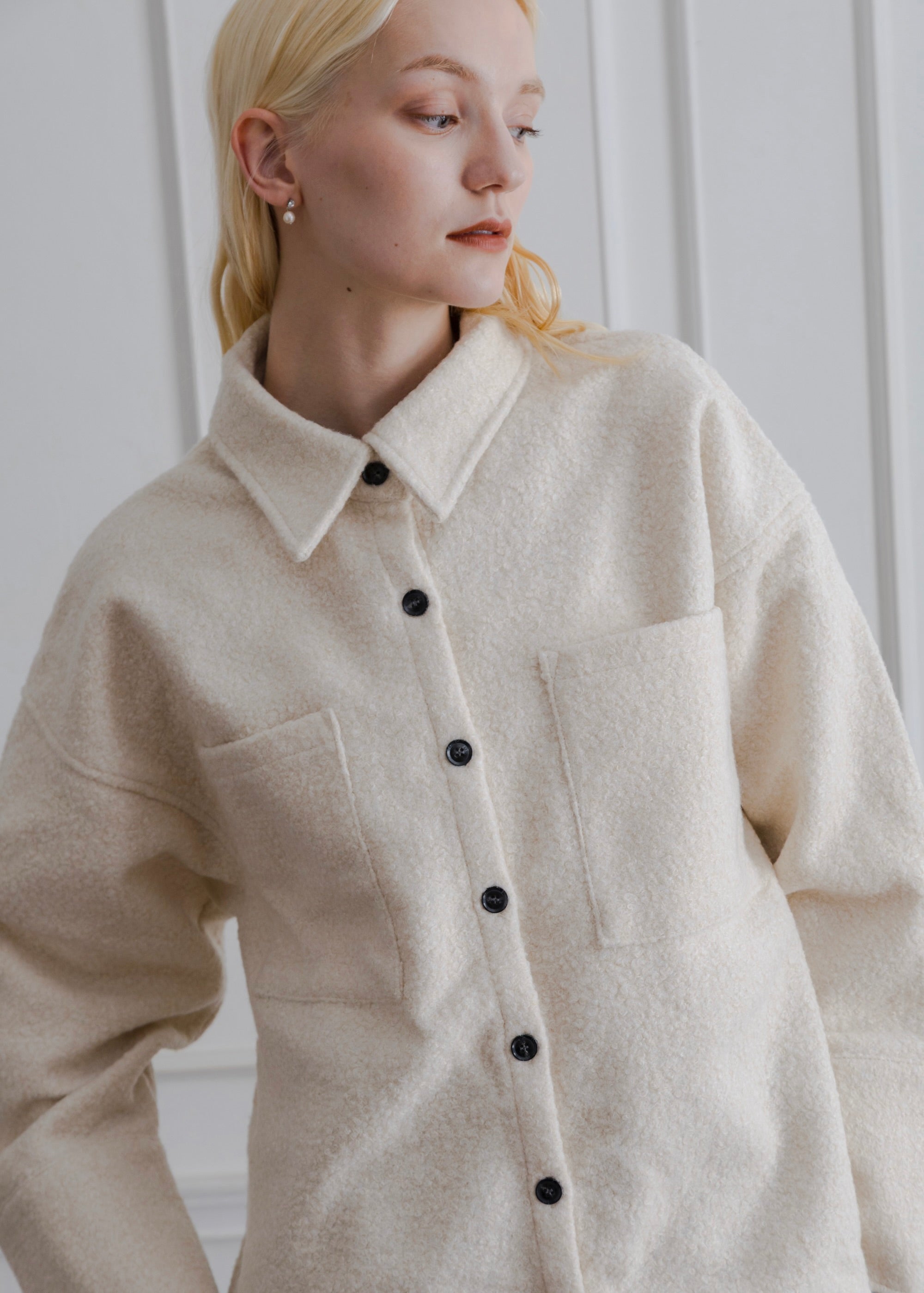 LOOP TWEED SHIRT