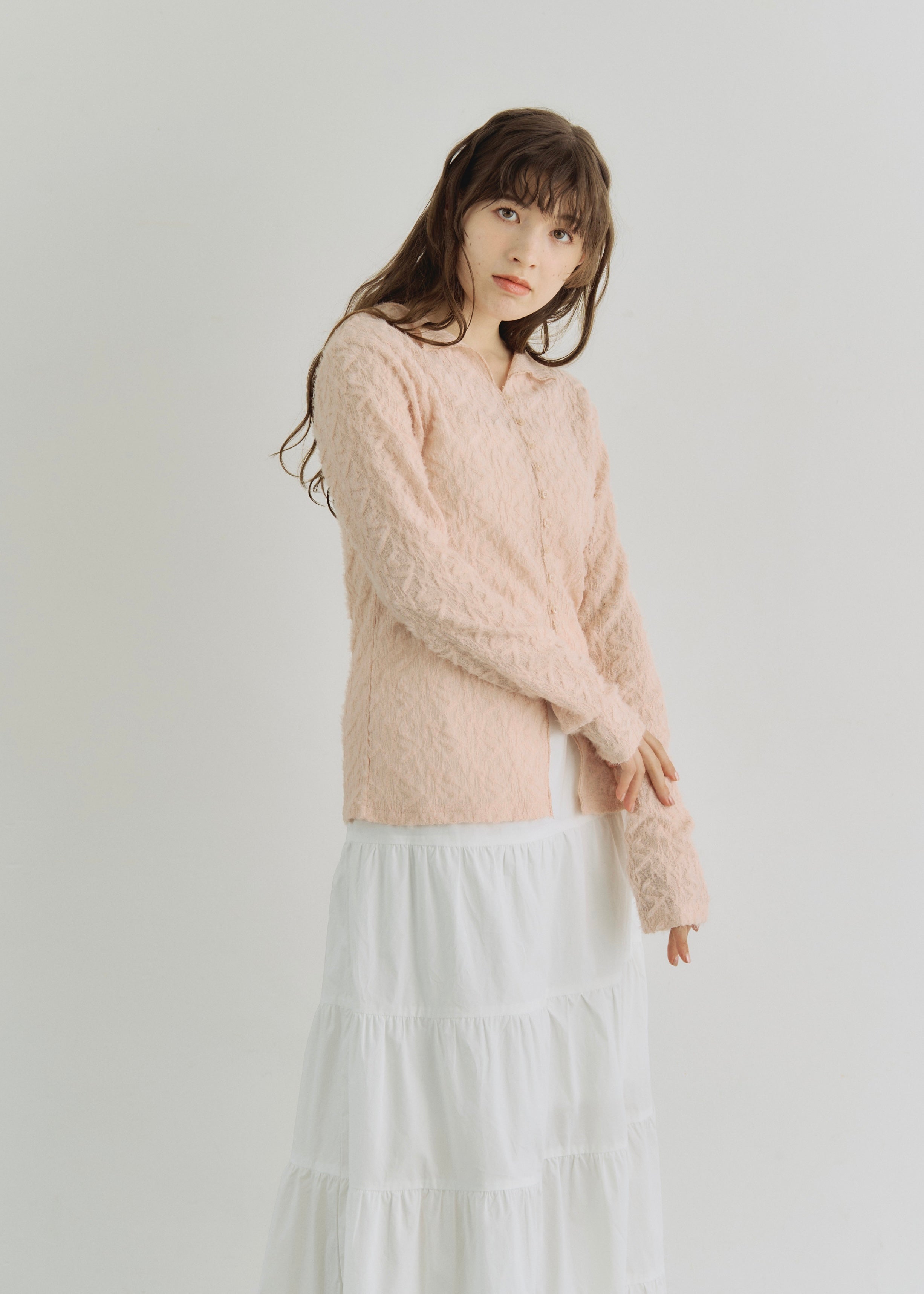 SHEER SHAGGY CARDIGAN