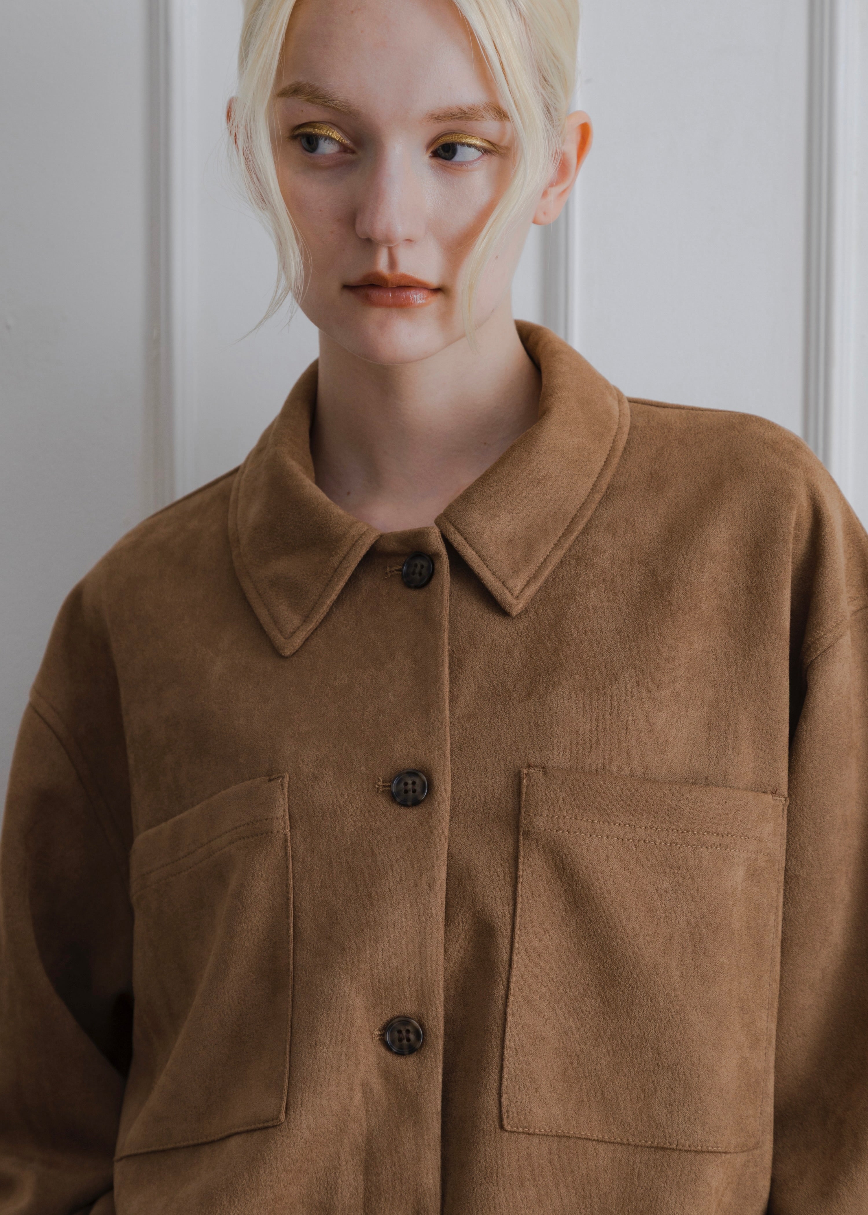 FAUX SUEDE JACKET