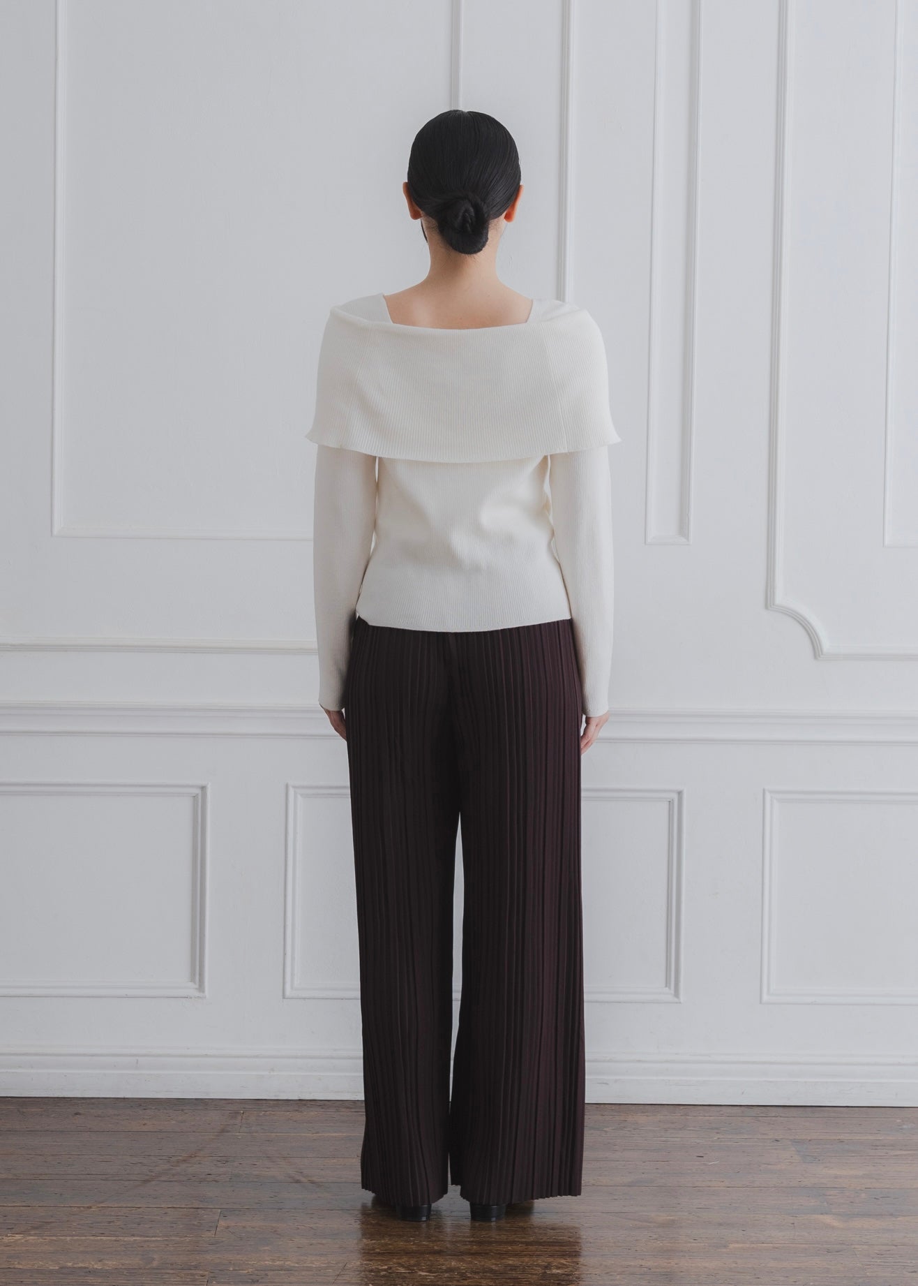 OFF SHOULDER KNIT TOP