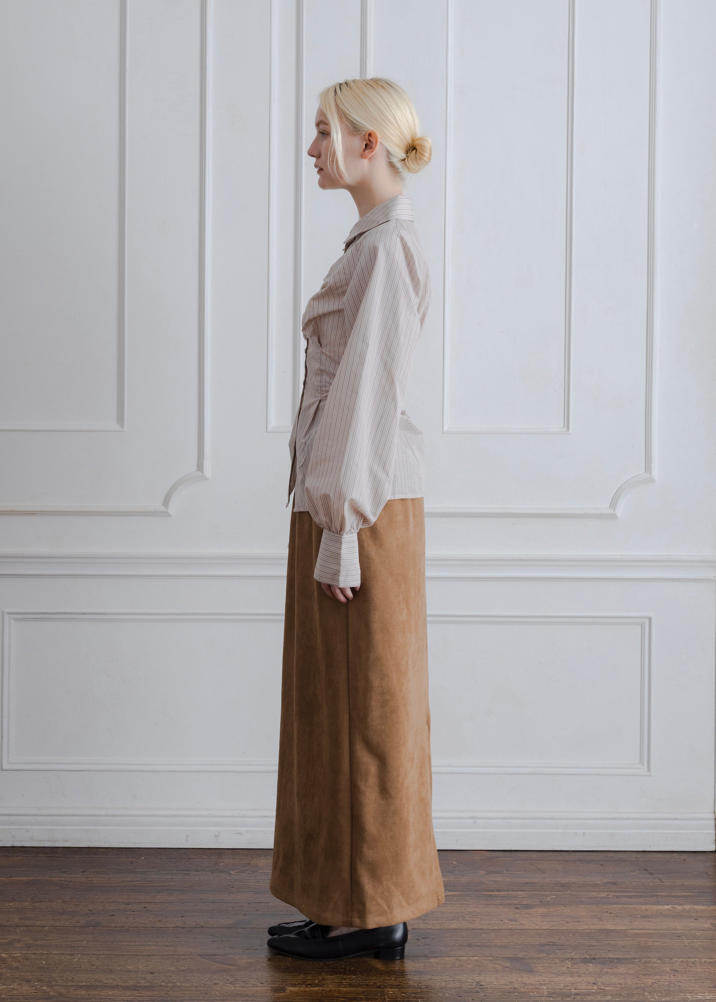 FAUX SUEDE SKIRT