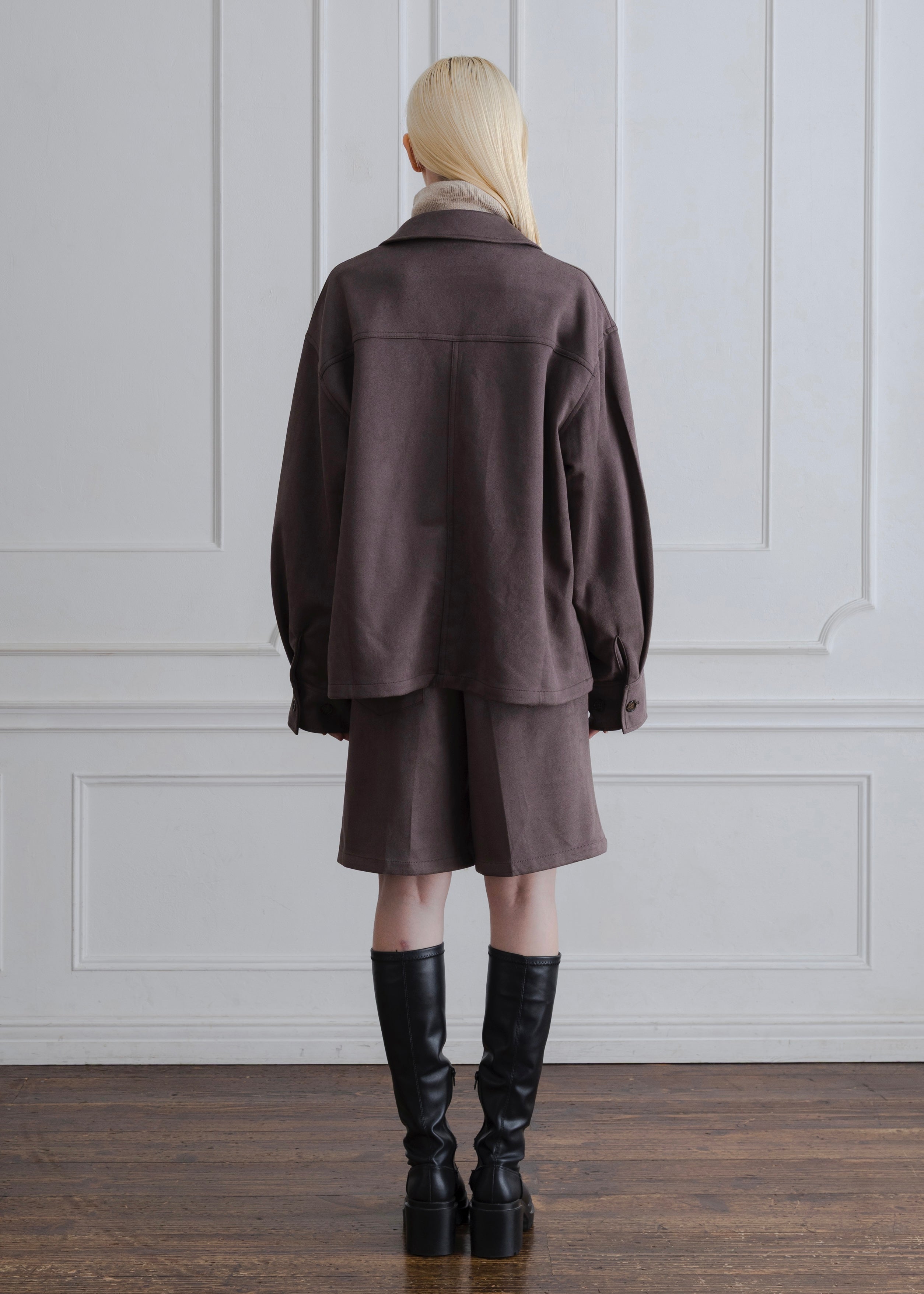 FAUX SUEDE JACKET