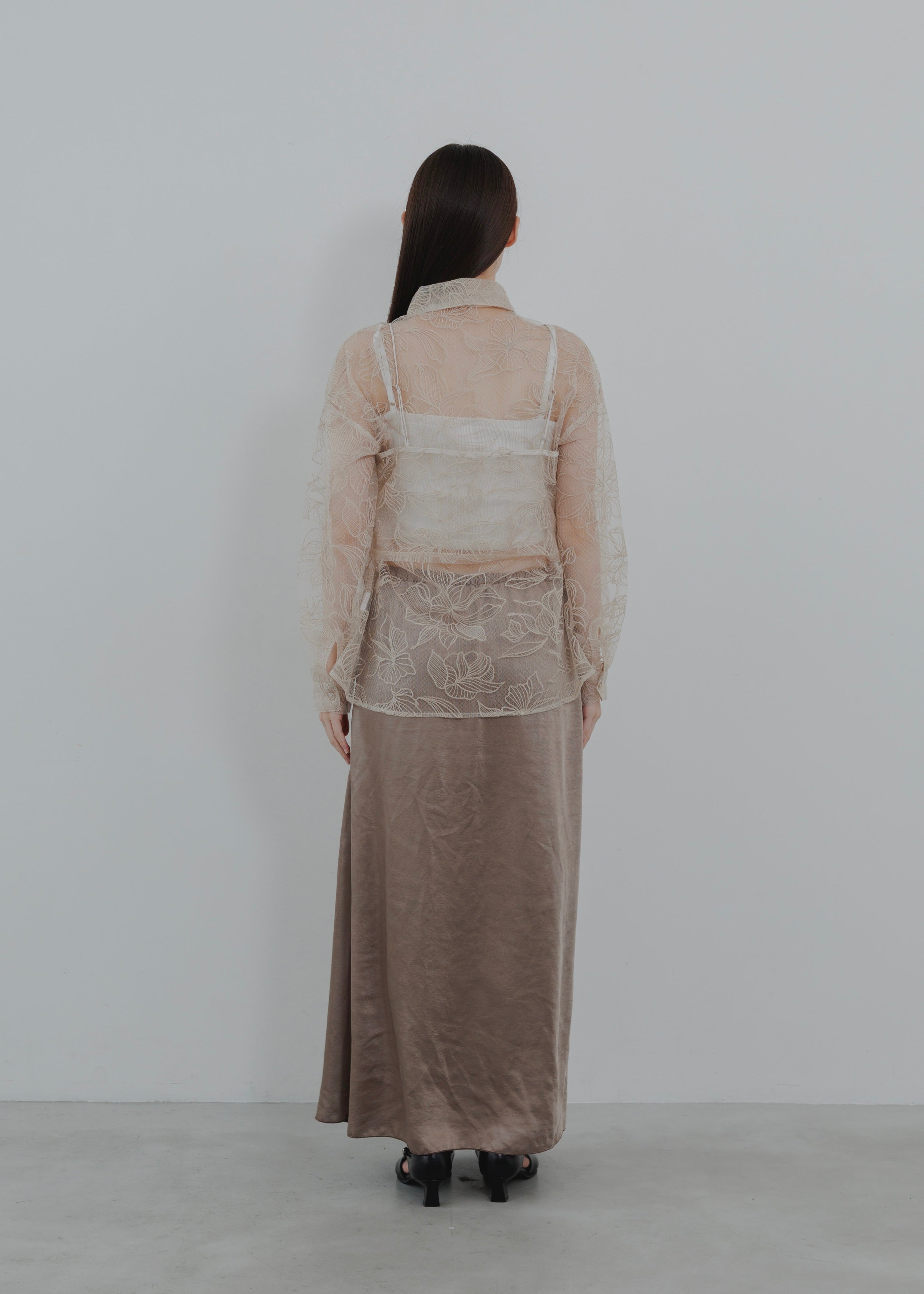 FLOWER TULLE CAMISOLE