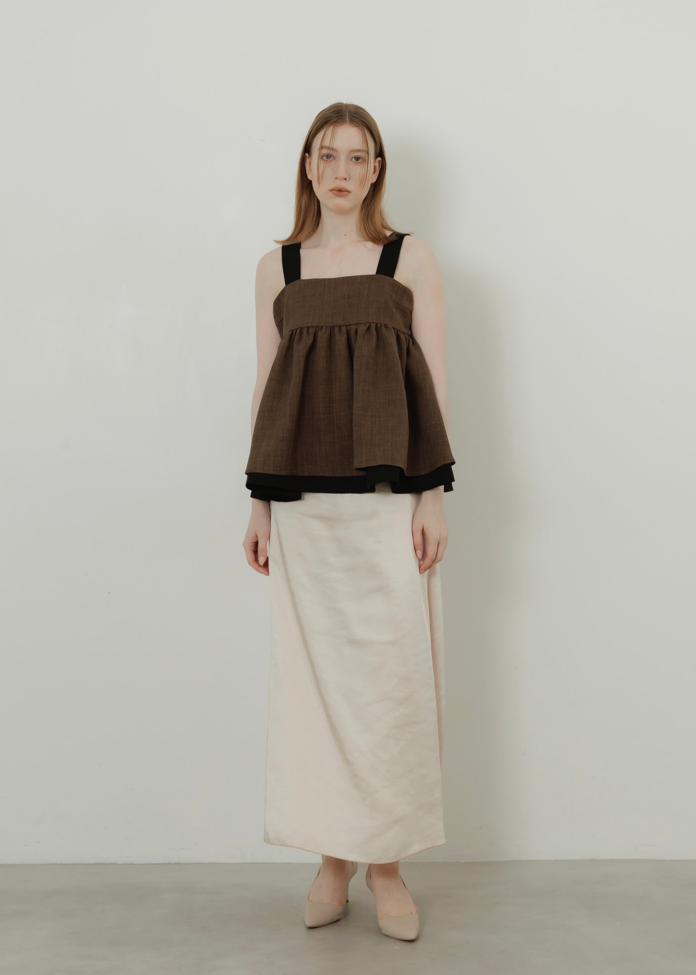 TWEED BICOLOR CAMISOLE