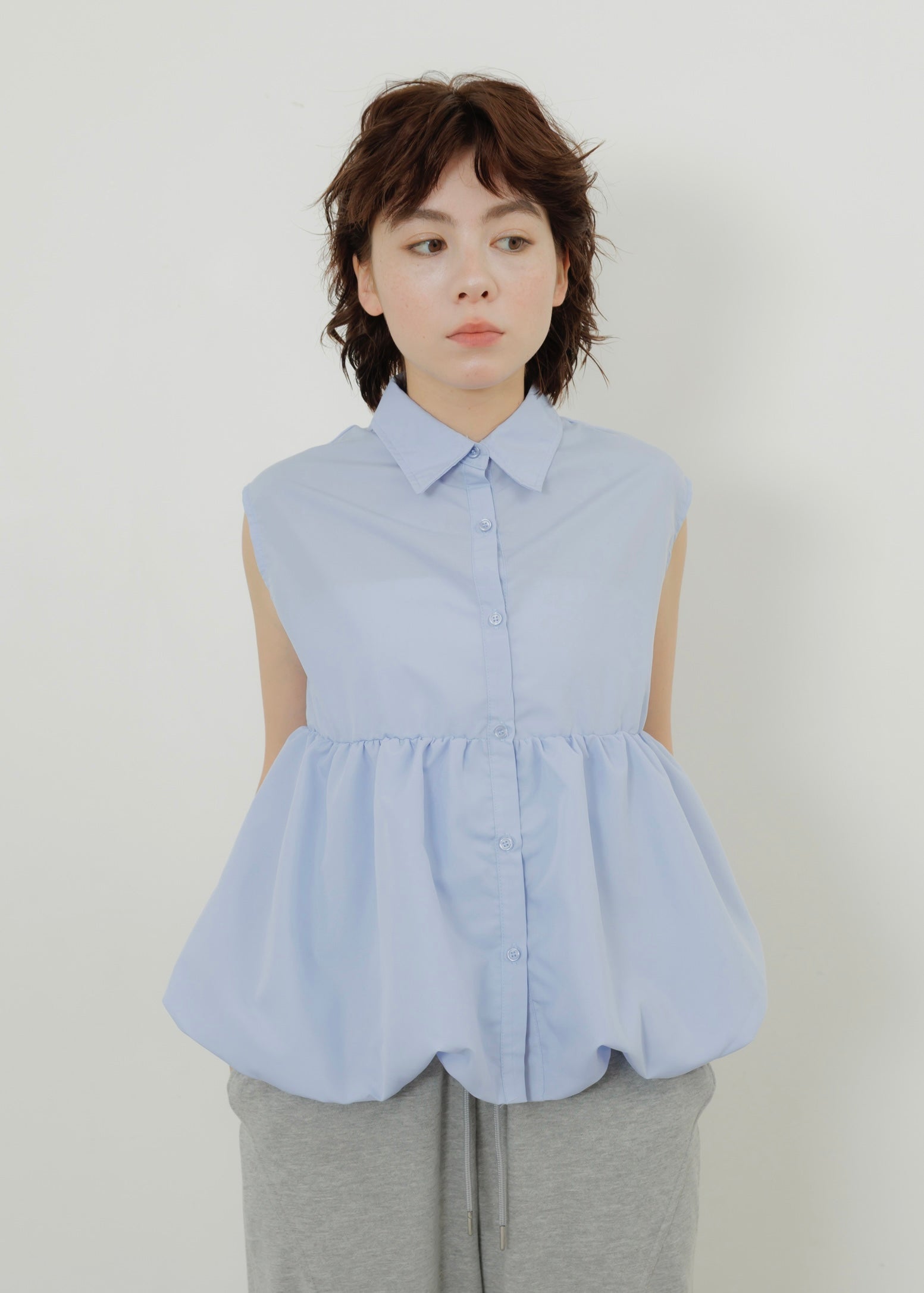 TIERED BALLOON SHIRT