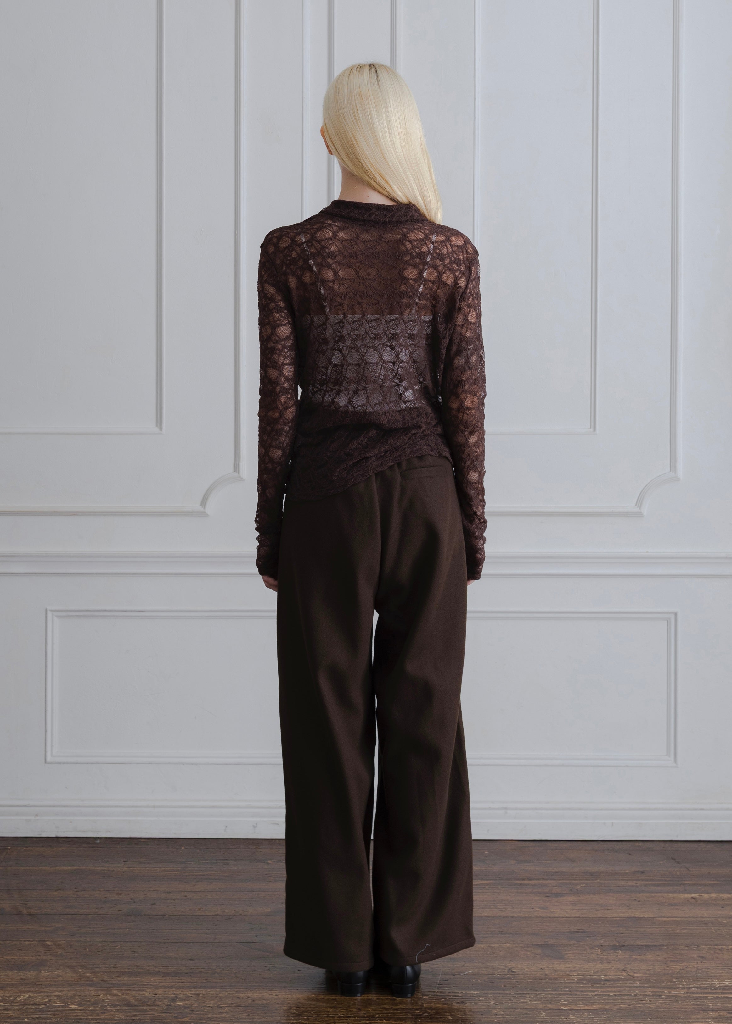 STRETCH LACE SHIRT