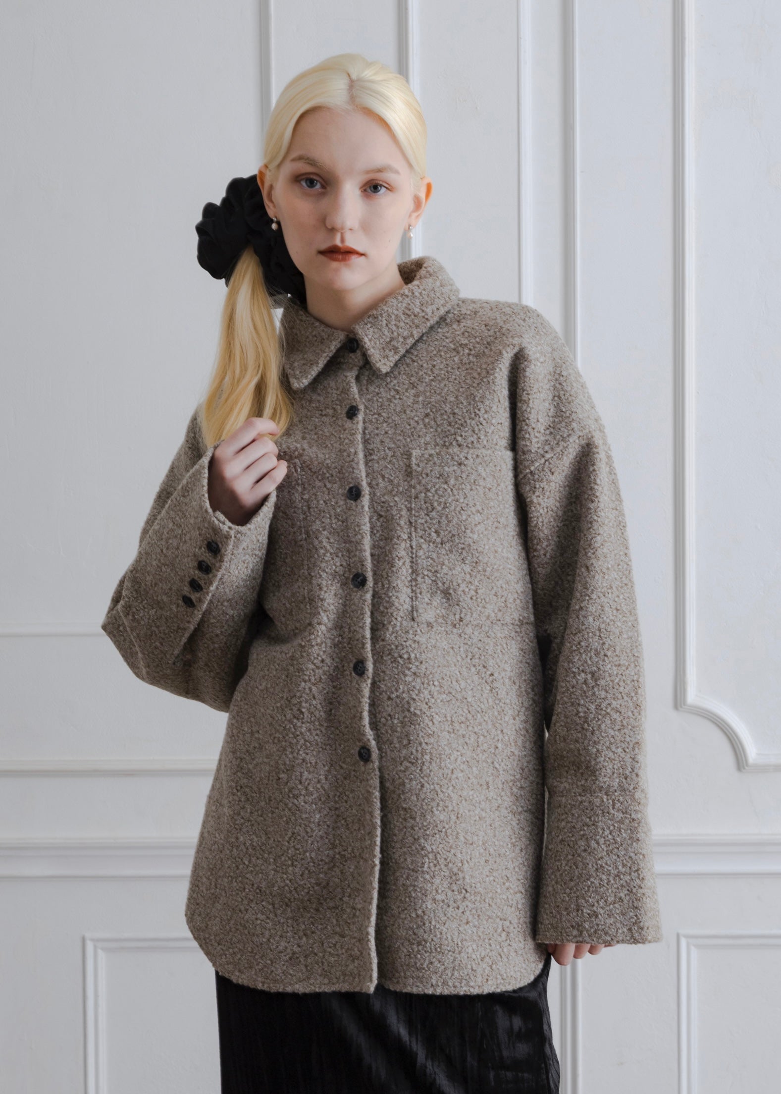 LOOP TWEED SHIRT