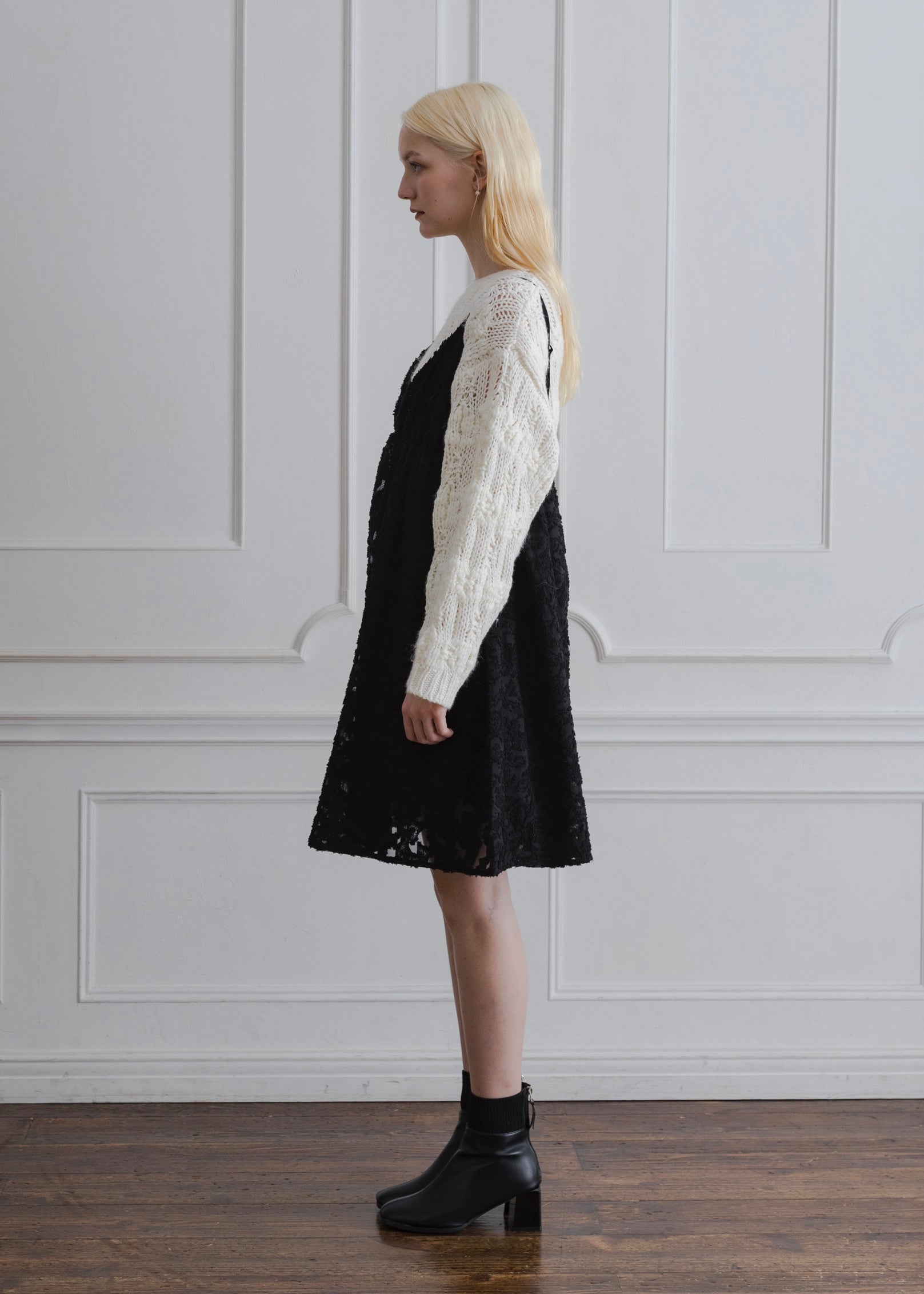 SHEER JACQUARD TUNIC CAMISOLE