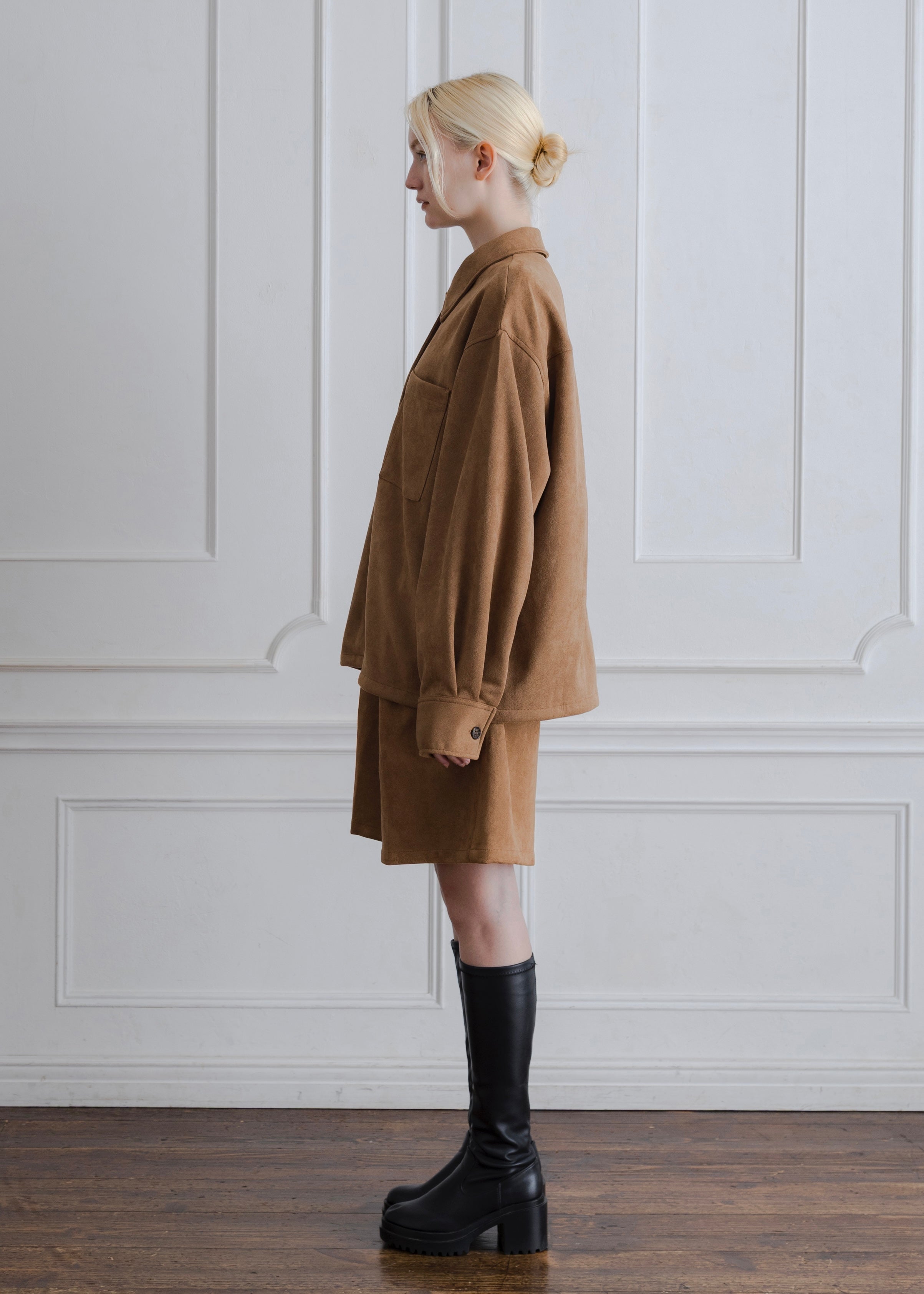 FAUX SUEDE JACKET