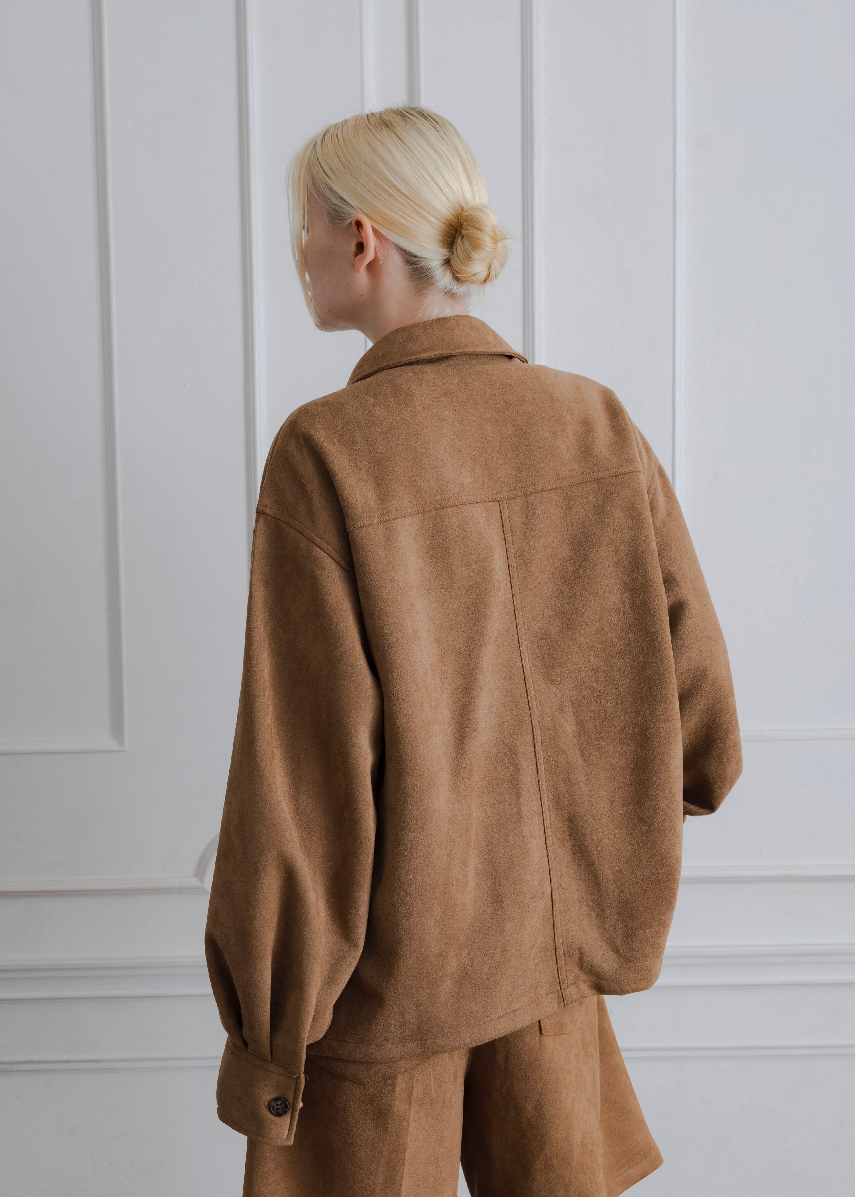 FAUX SUEDE JACKET