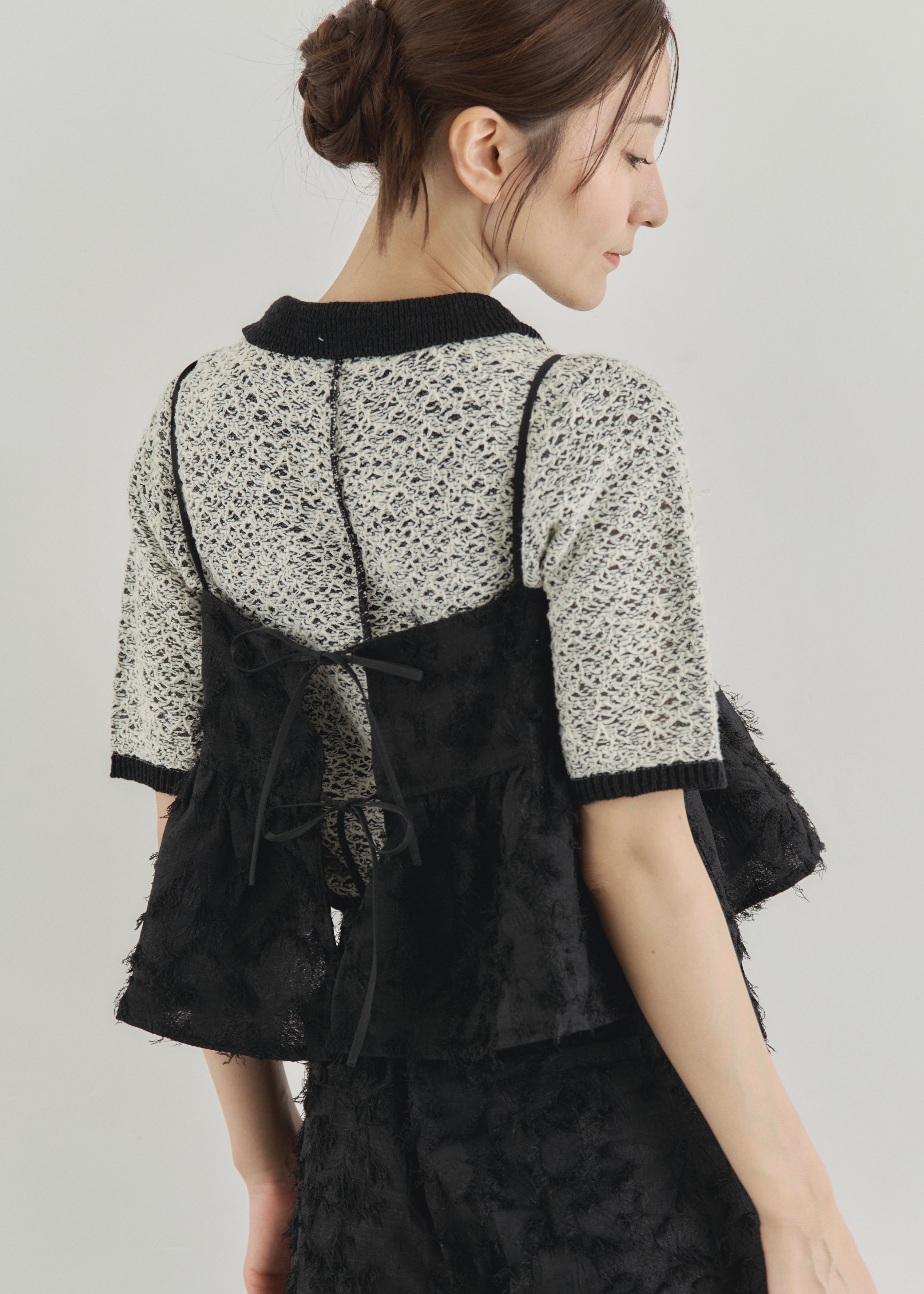 2WAY JACQUARD CAMISOLE