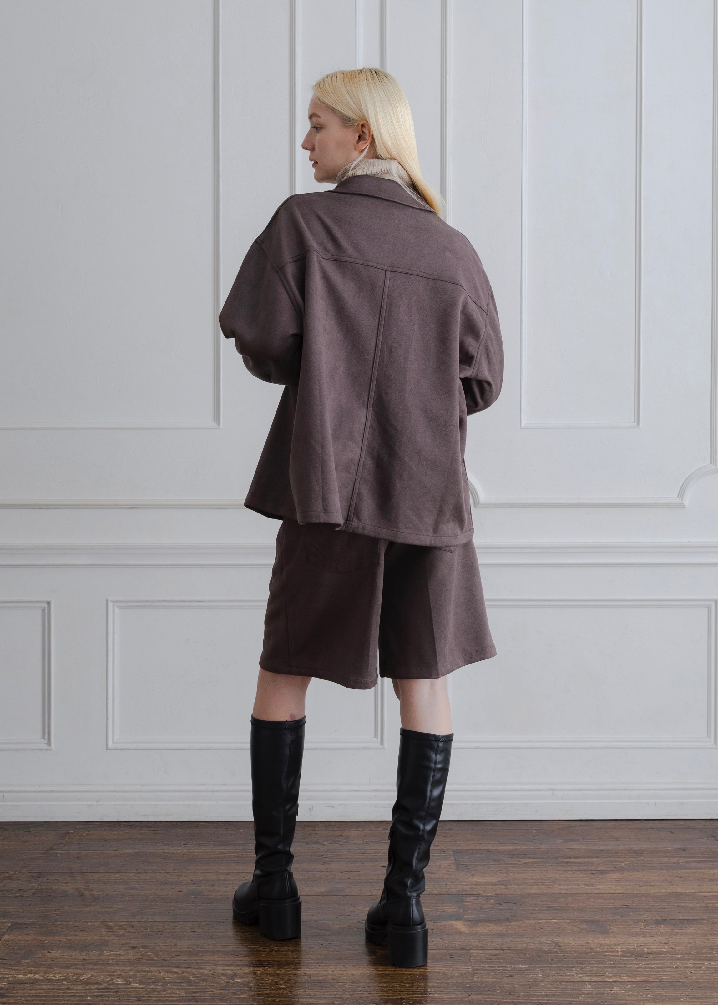 FAUX SUEDE JACKET