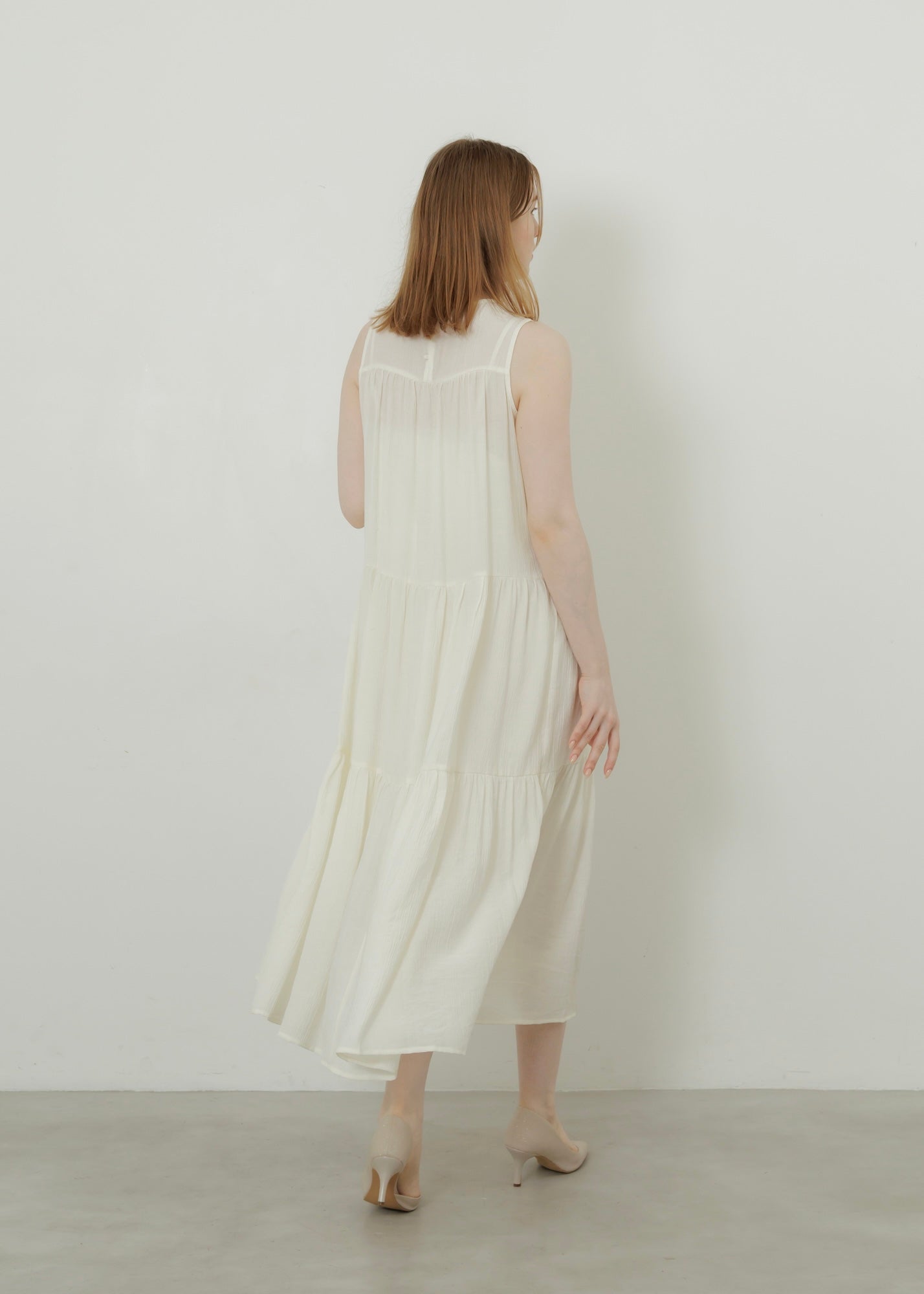 WASHER TIERED DRESS